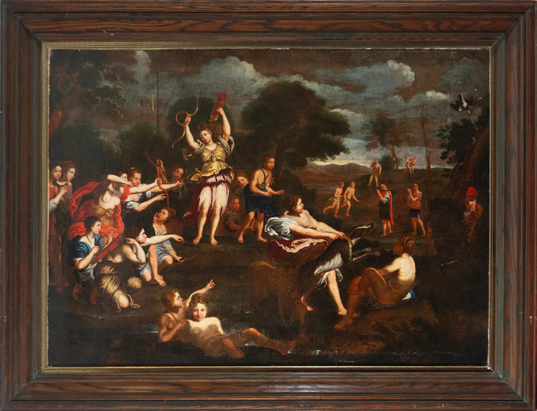 Diana and her nymphs – Italian School – 17th century