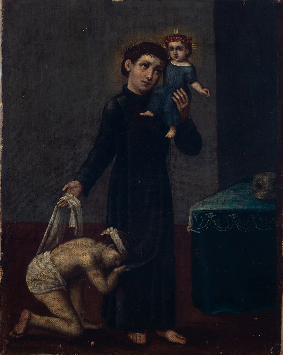Saint Anthony of Padua with the Child Jesus, Cuzco colonial school