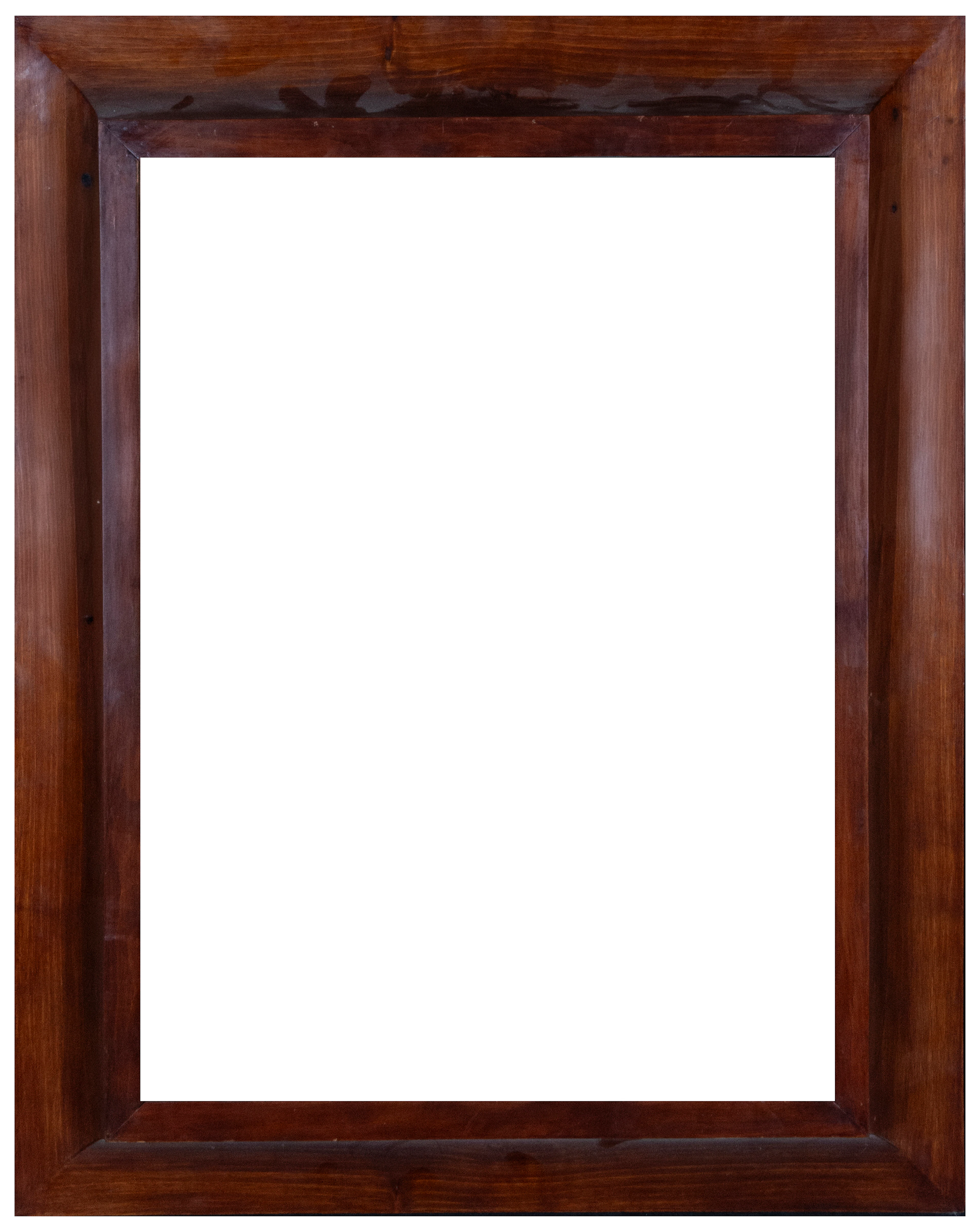 Isabeline wooden frame in a mahogany tone – 19th century