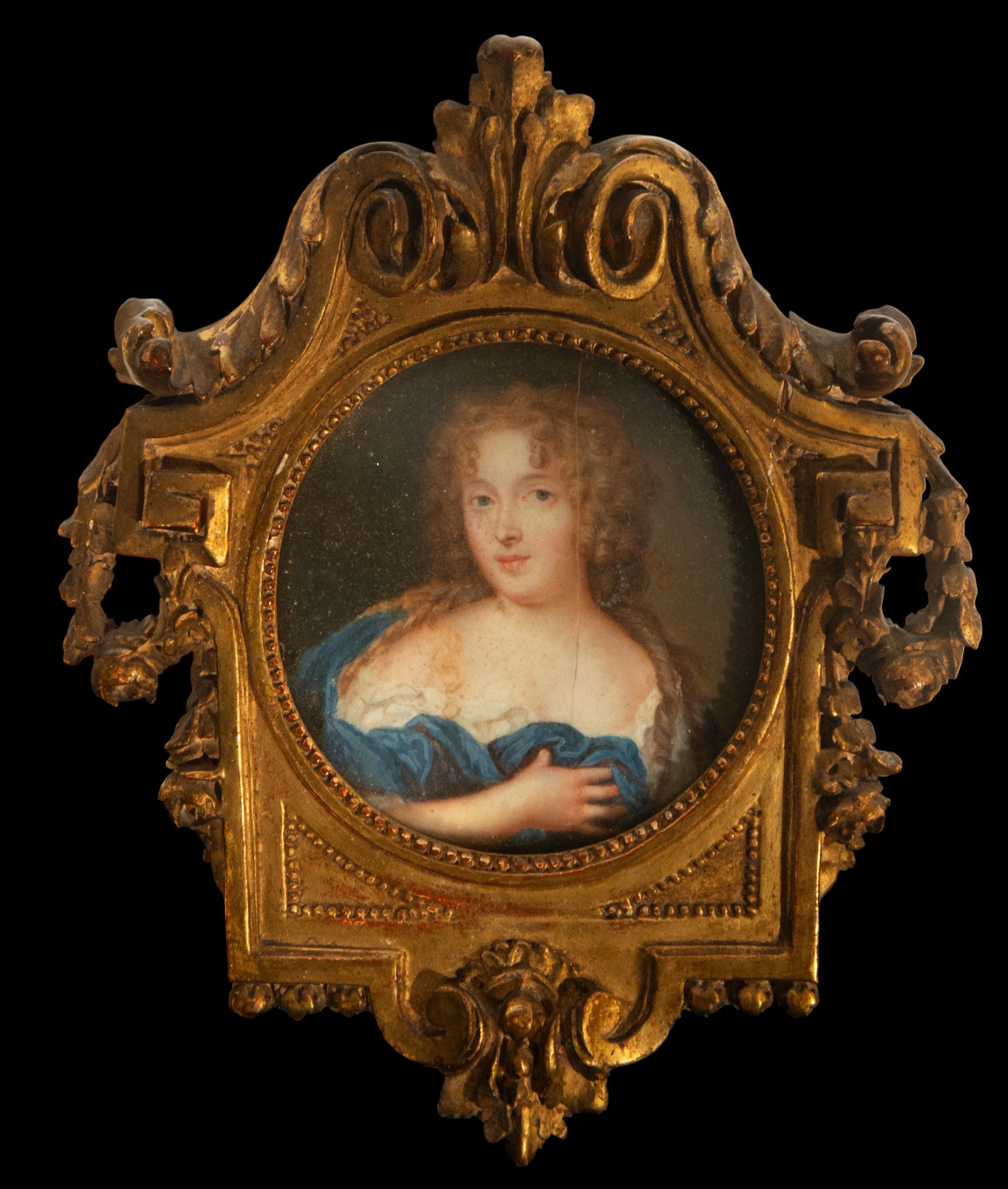 Pair of portraits of a lady and gentleman, French School, 18th Century