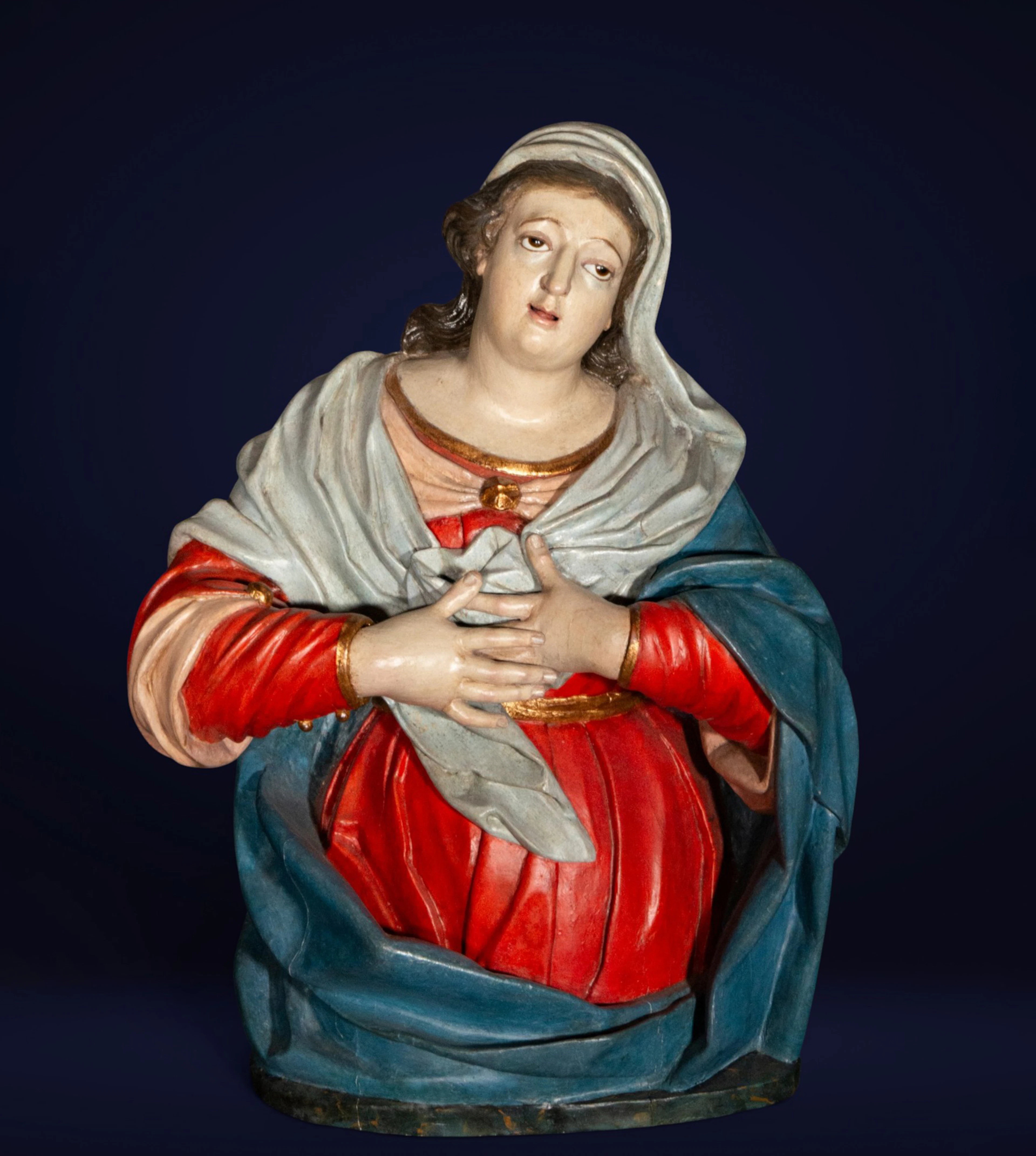 Our Lady of Sorrows. Attributed to Pedro de Ávila. Castilian School.