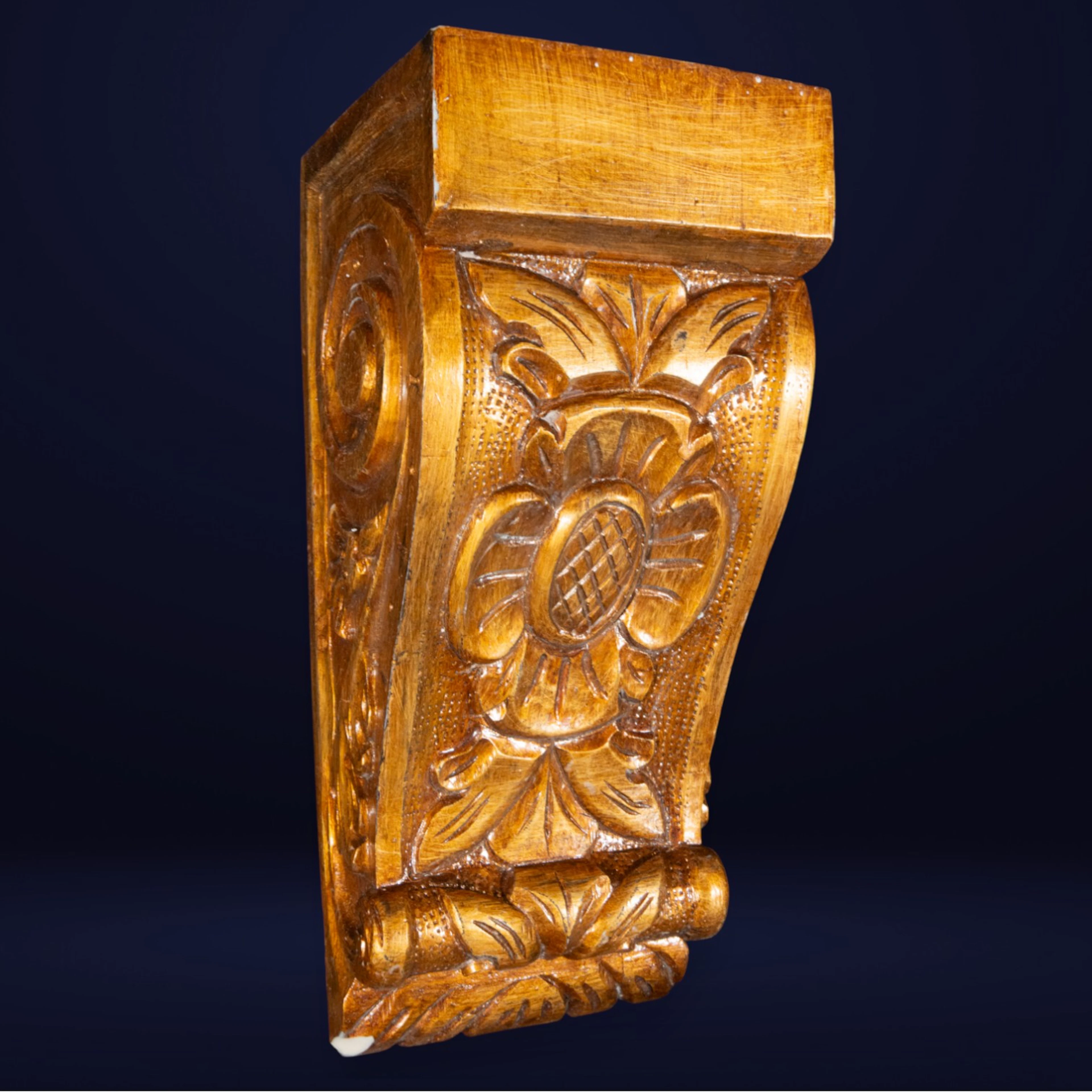 Wooden bracket from the early 20th century