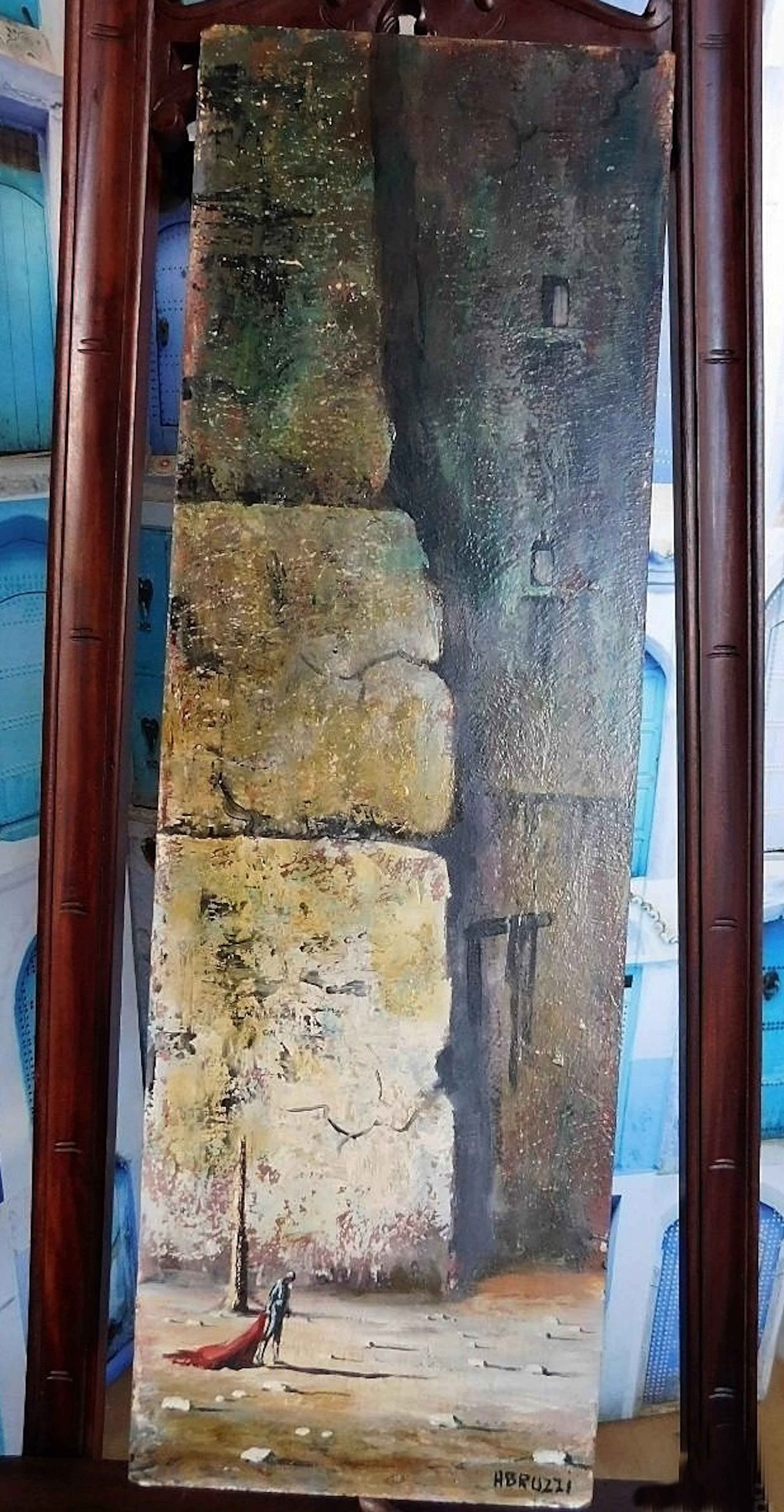HAROLD C. STEPHENSON, OHIO 1908. ABRUZZI. LARGE SIGNED ORIGINAL OIL PAINTING