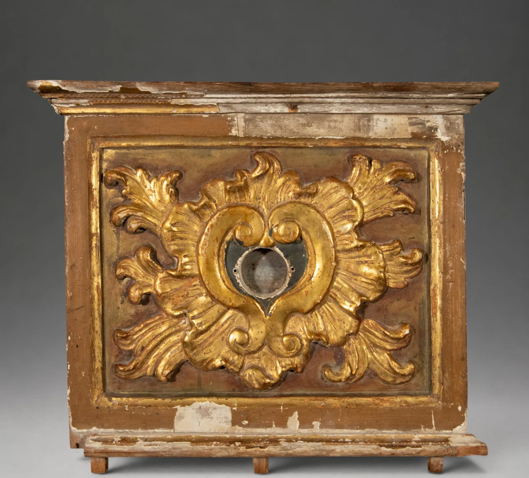 17th Century Tabernacle Door - in gilded wood