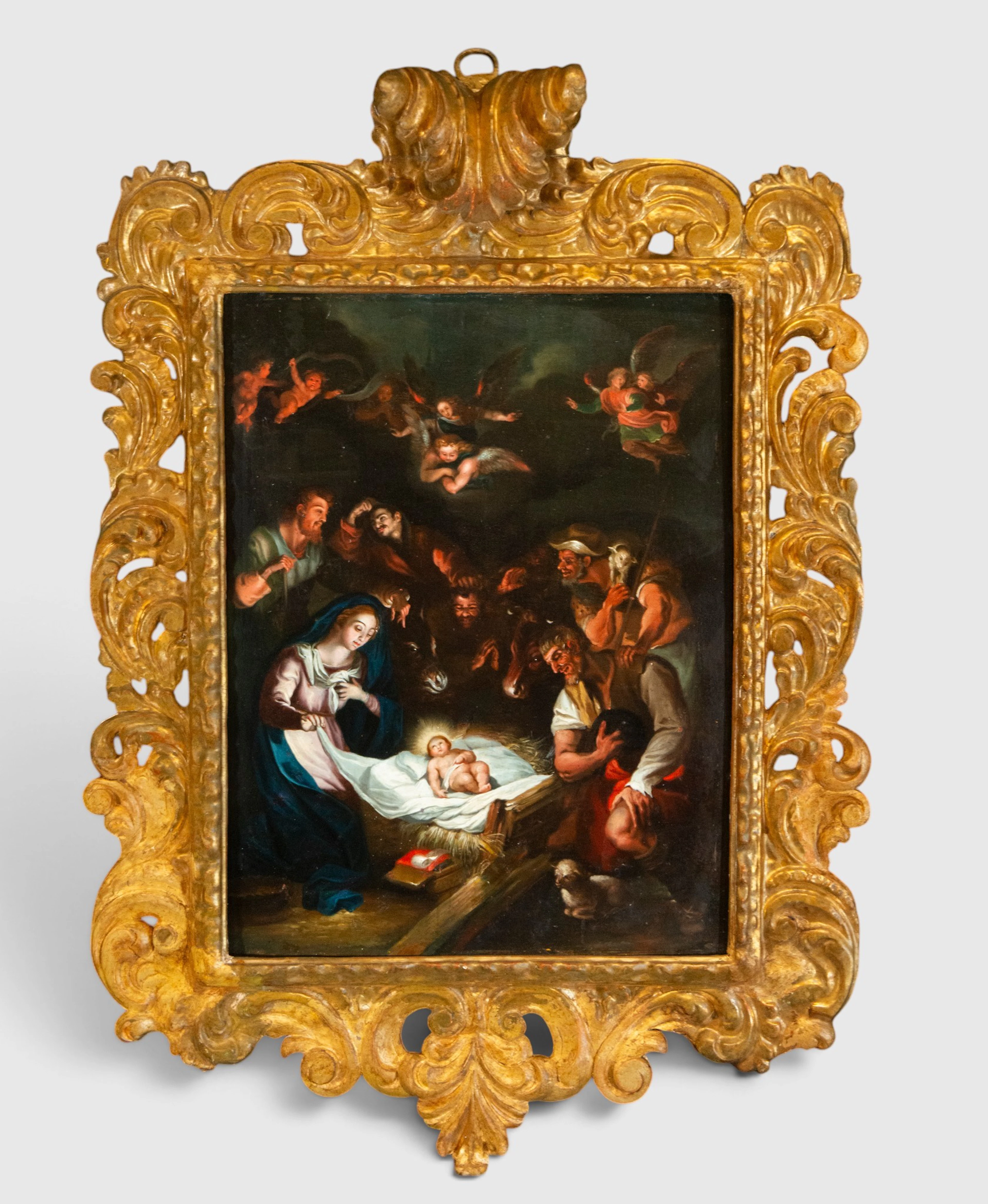 Painter of the Bassano Circle of the 17th century - Adoration of Shepherds