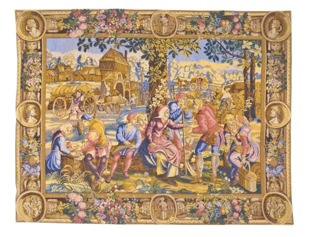 The Harvests – Brussels Mechanical Tapestry – 20th Century
