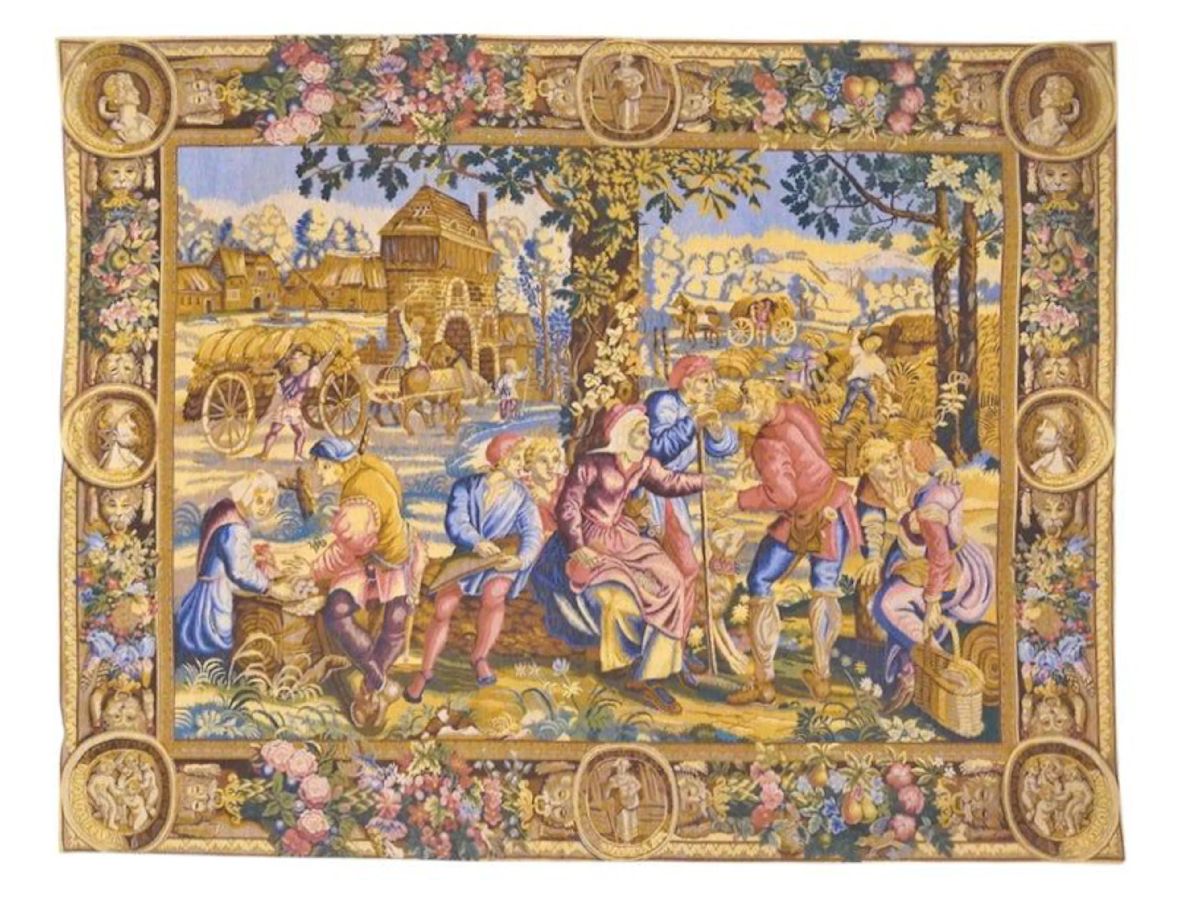 The Harvests – Brussels Mechanical Tapestry – 20th Century