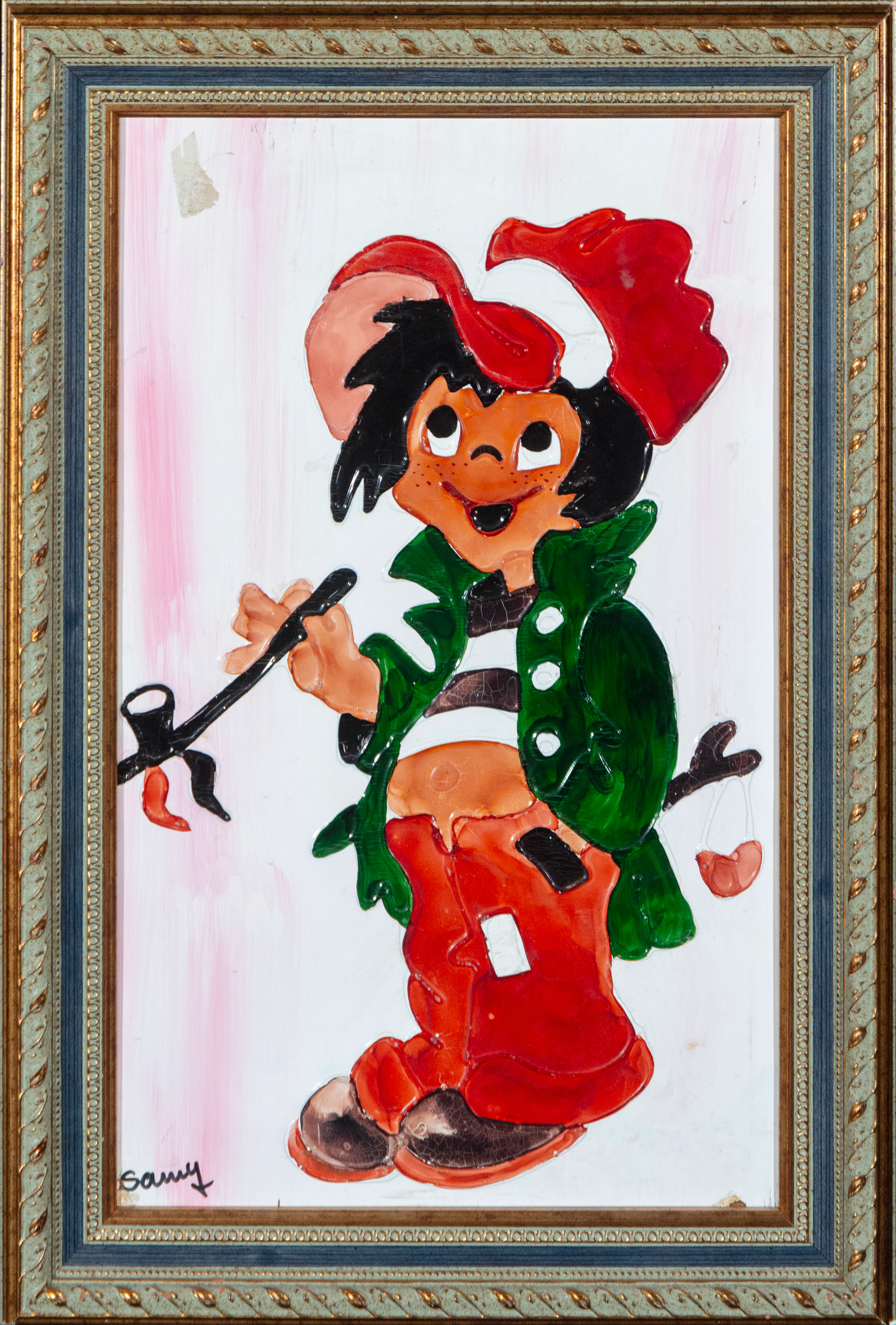 The street urchin, signed “Samy” – Spanish School – second half of