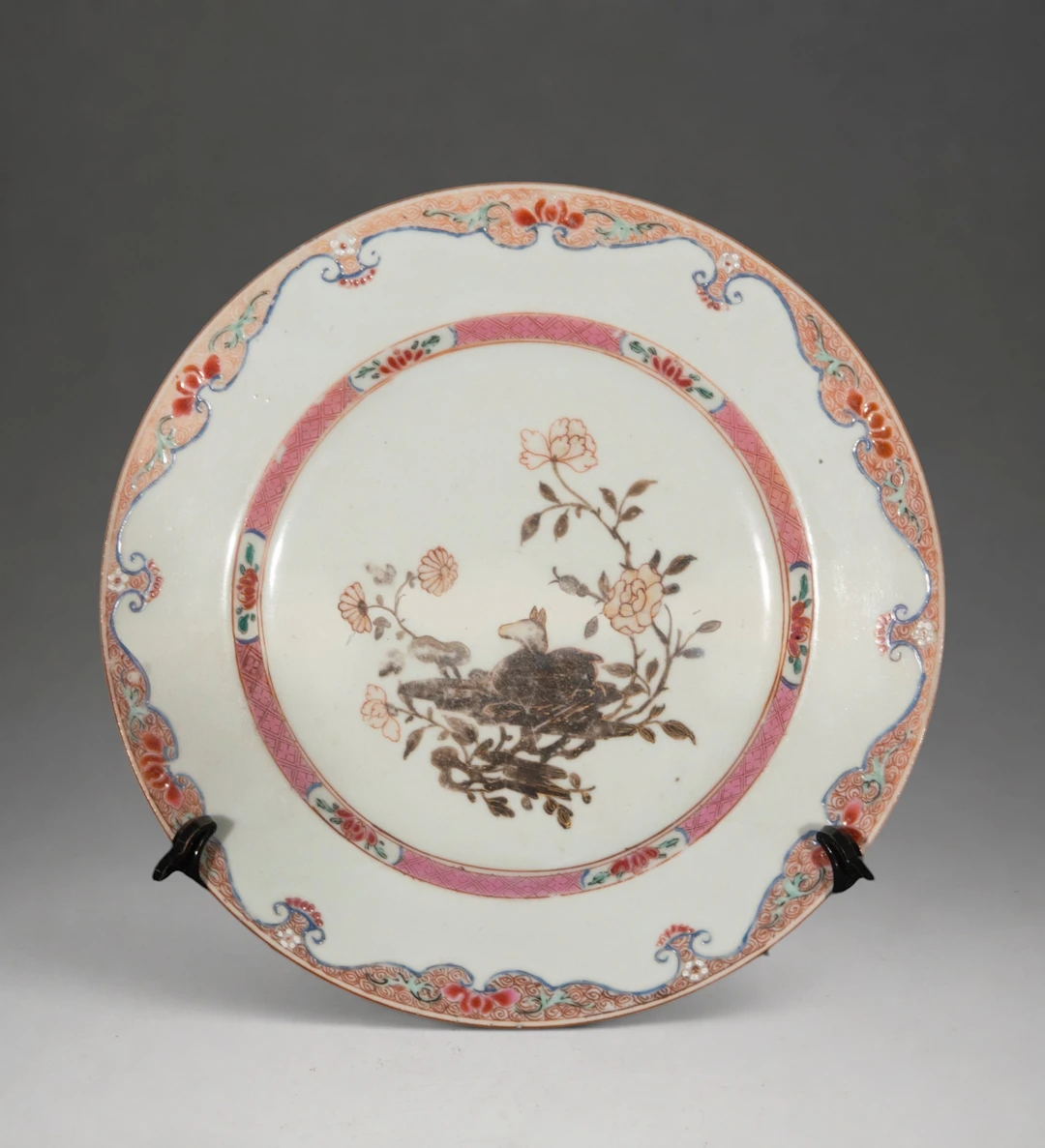 Chinese plate, East India Company, 18th century
