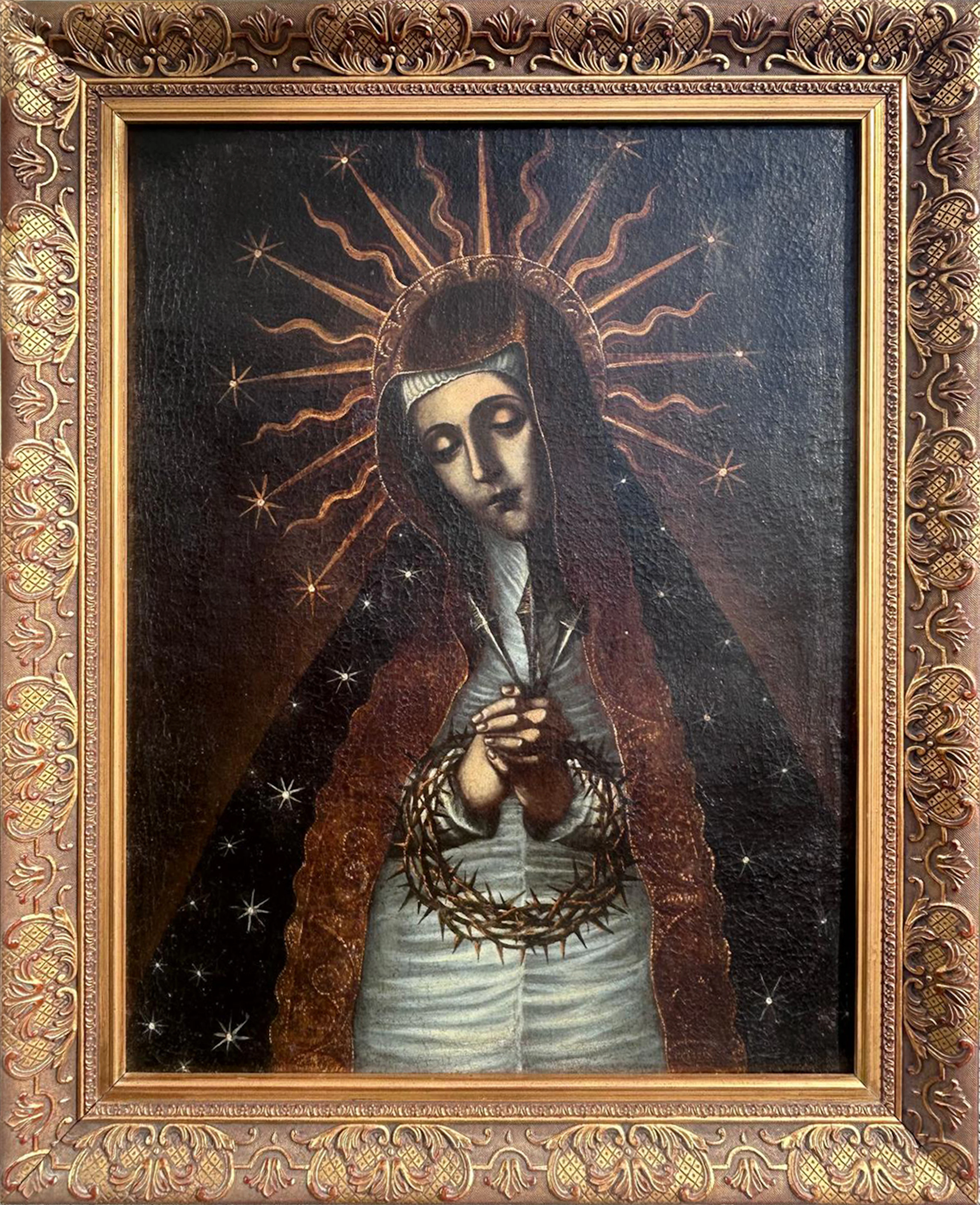 17th Century Colonial School - Virgin of Solitude