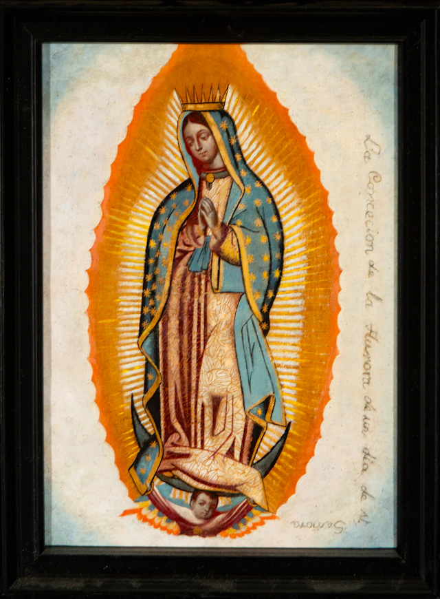 True image of the Virgin of Guadalupe – New Spanish School – 19th century