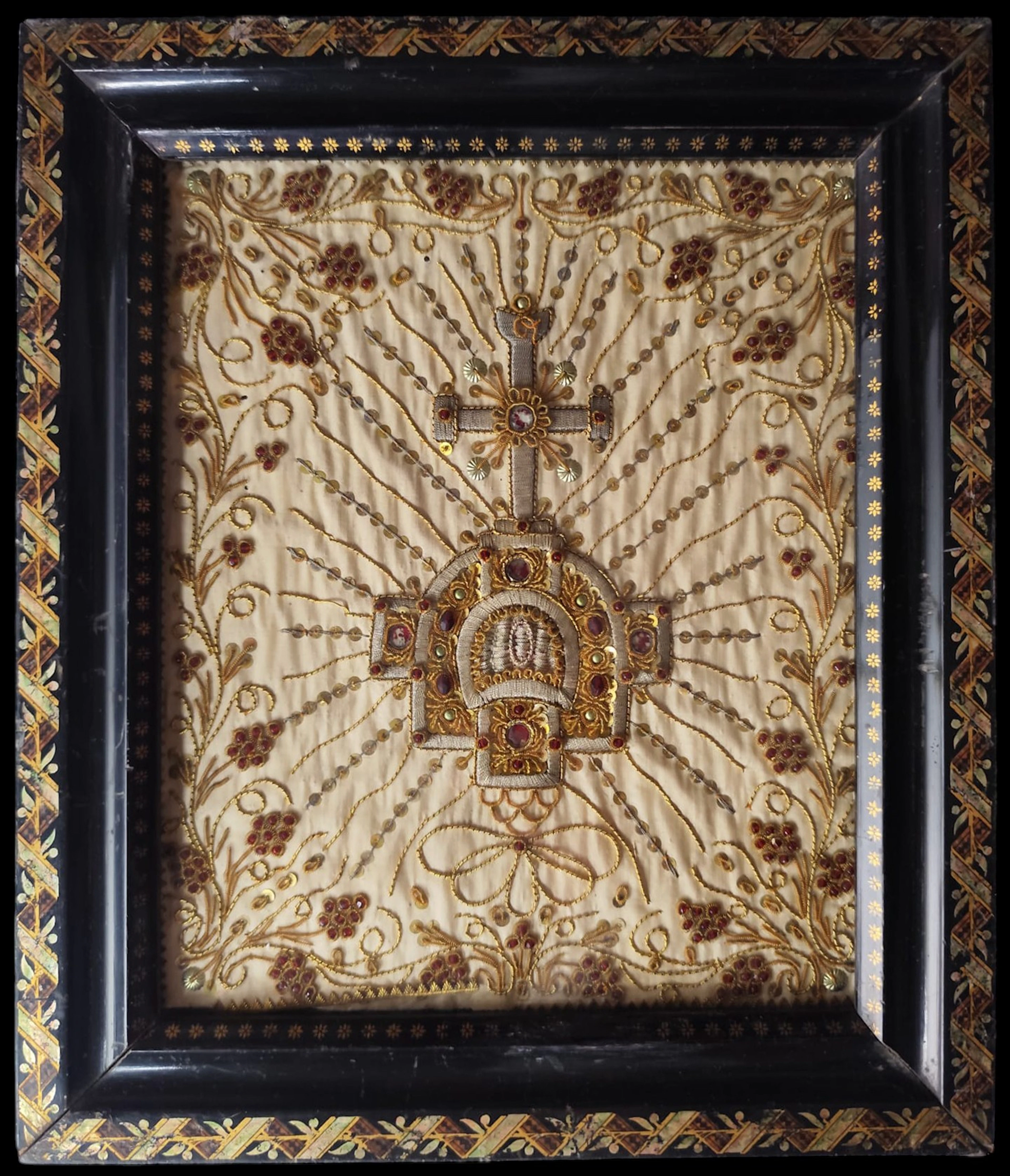 17th Century Convent Embroidery - Mexican Work