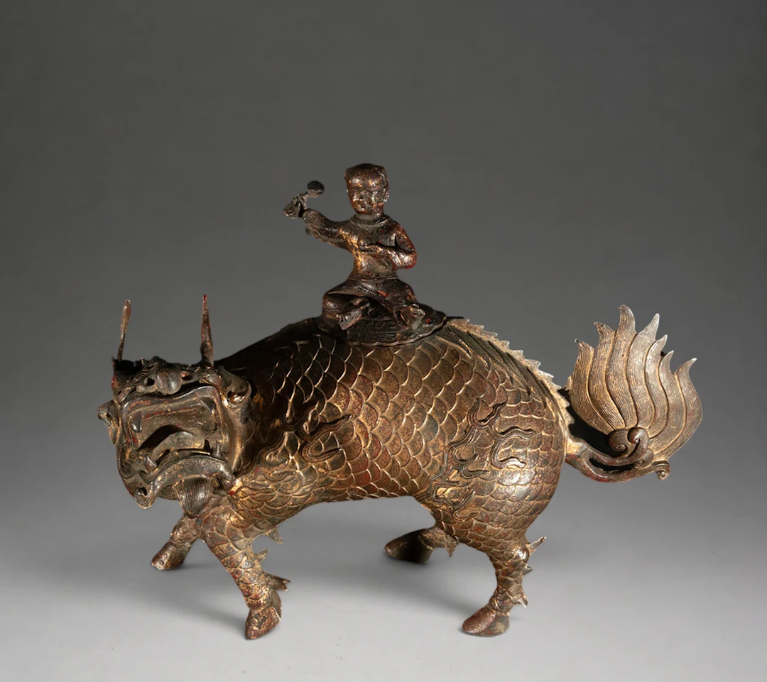 Zoomorphic incense burner - China, Ming dynasty (1368-1644).