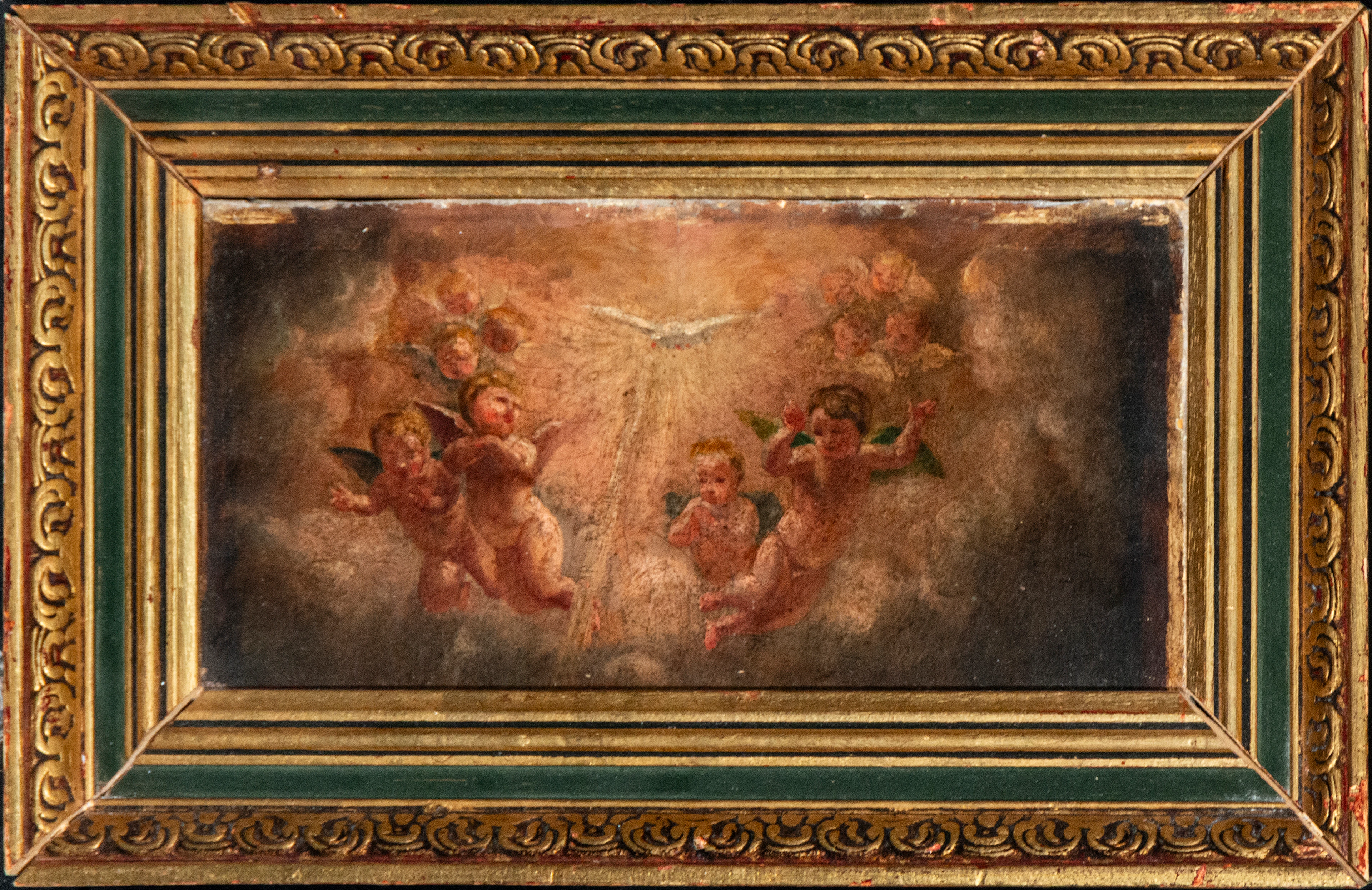 Allegory with Cherubs. Aragonese Goya School of Francisco de Goya