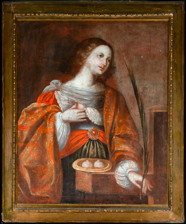 Saint Agatha, Italian School, 17th Century