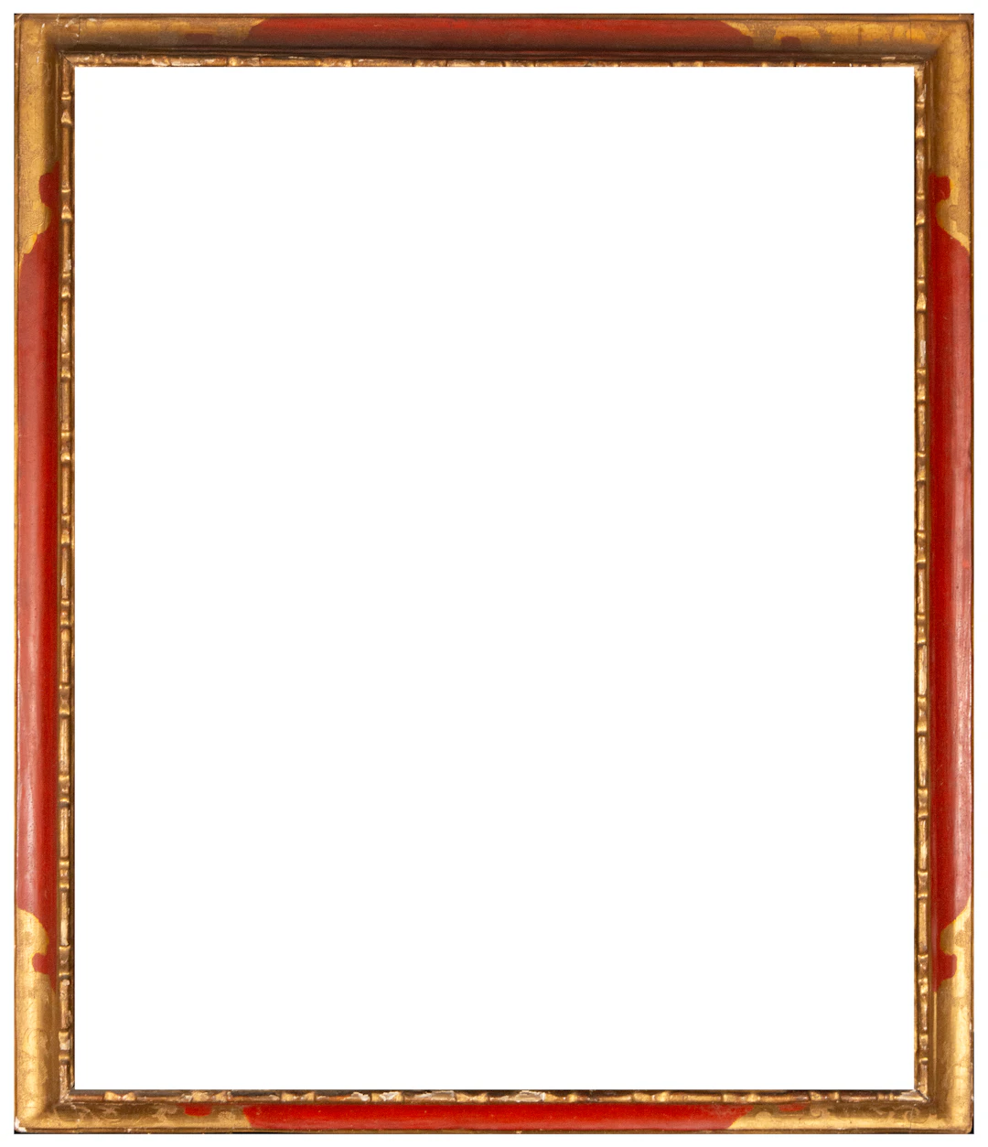 Frame with punched stucco vegetal decoration – Spanish workshop –