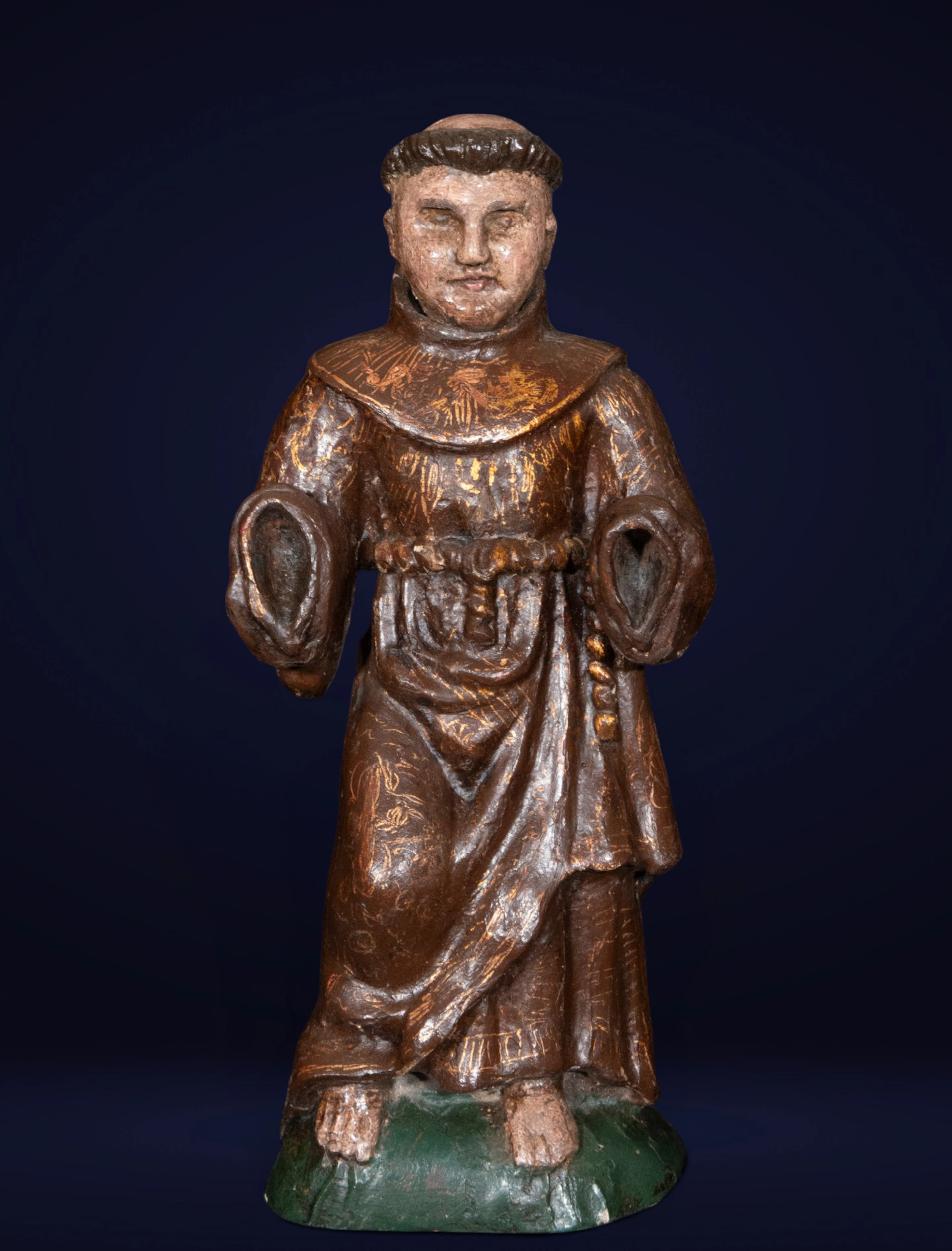 Saint Anthony of Padua, Spanish Baroque School, 18th Century