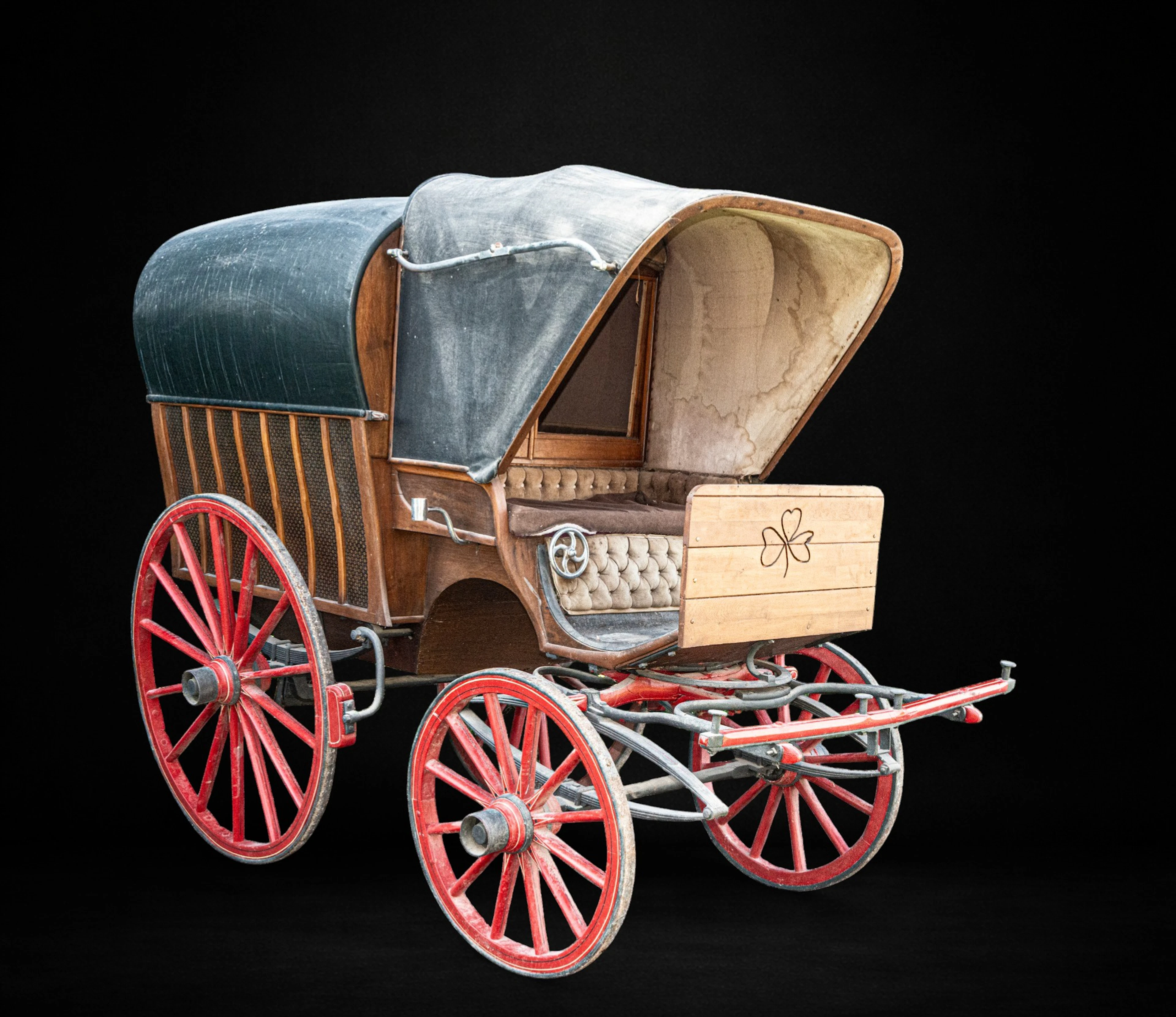 Horse-drawn carriage on the Valladolid-Valencia route, 19th century