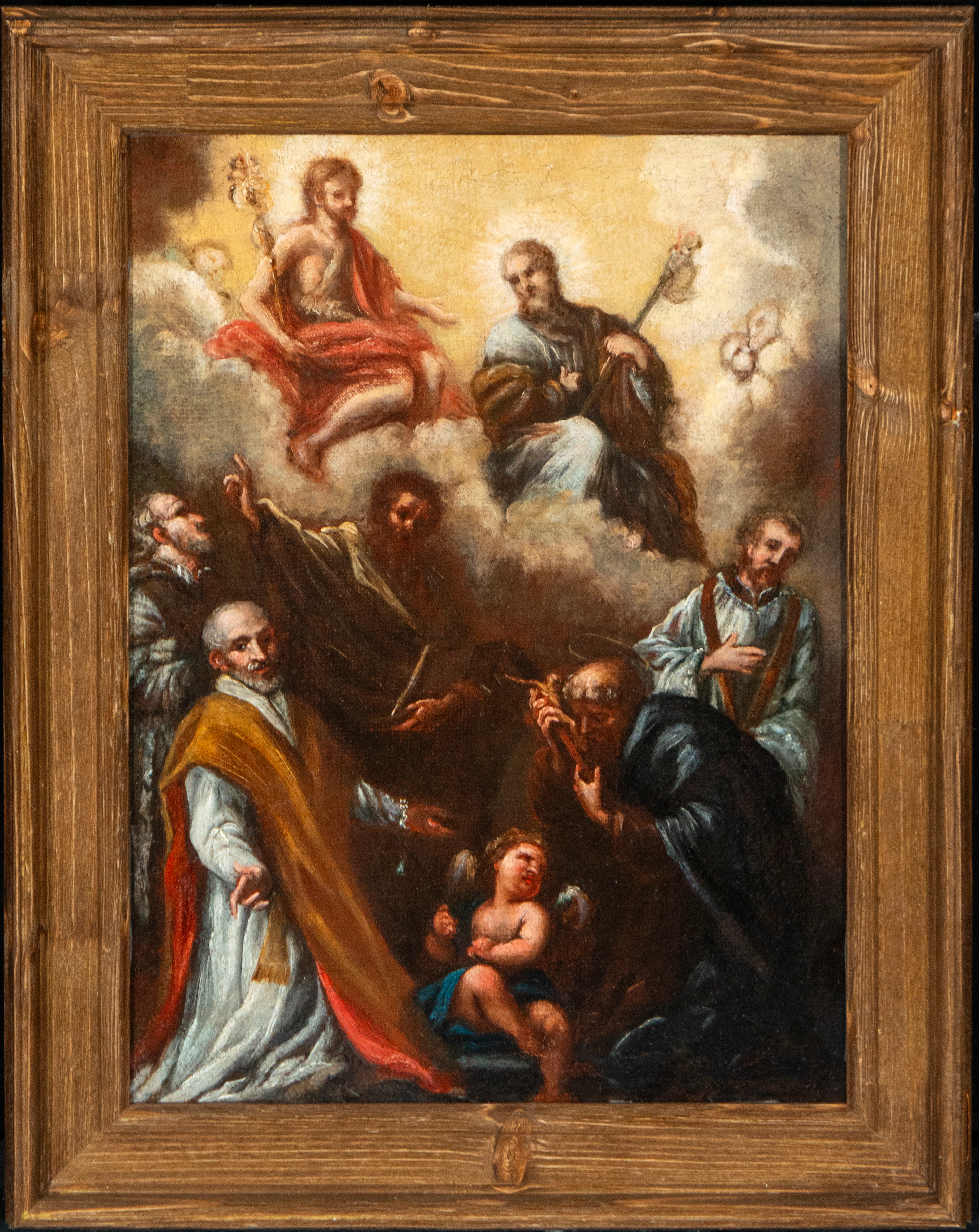 Founding Saints of the Main Orders in Glory, Attributed to Lucas Valdés