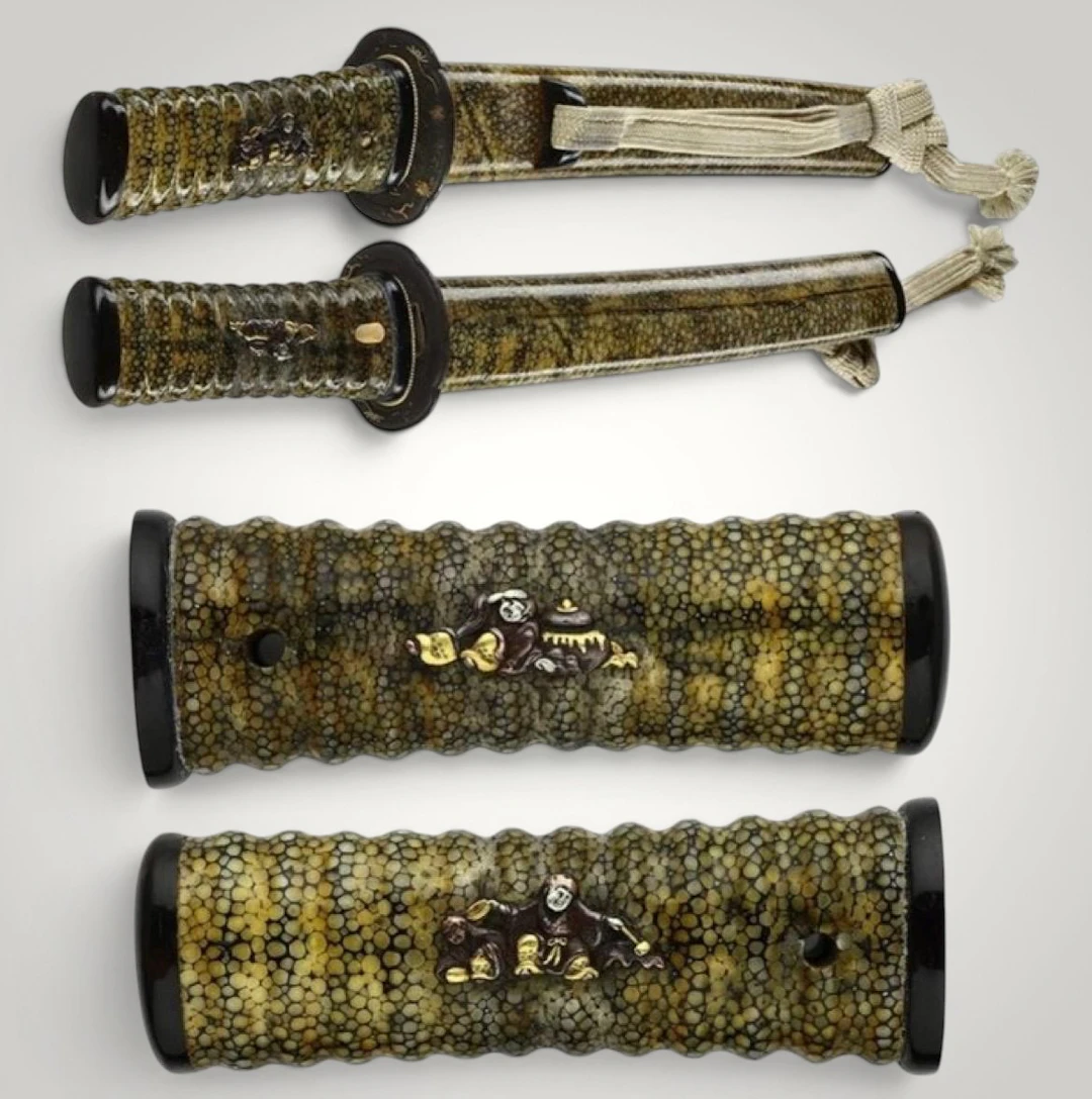Tantō in shirasaya with koshirae, Bizen no Suke Munetsugu, Japan