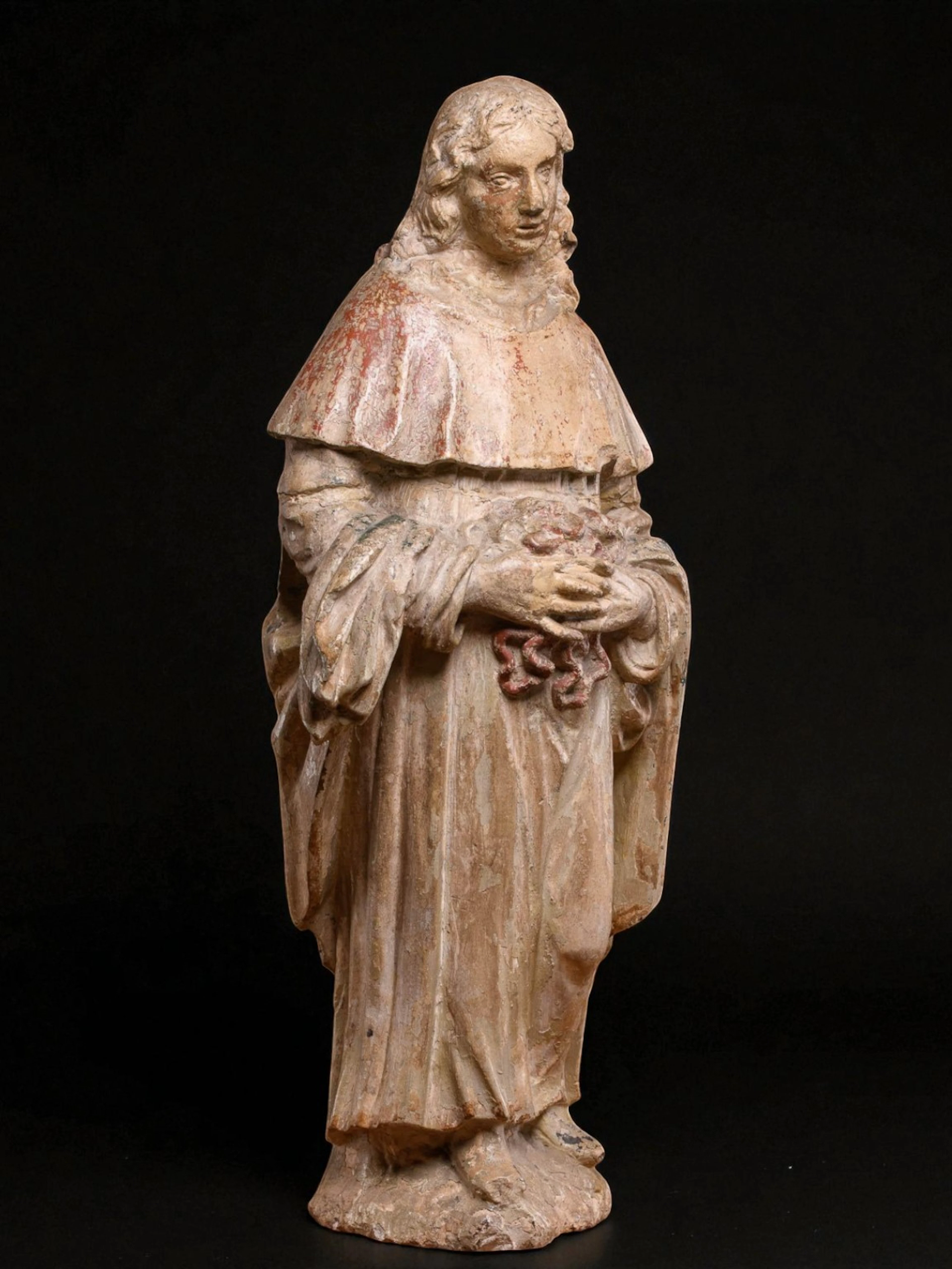 Sculpture of Saint Erasmus (Saint Elmo), French School, 17th century