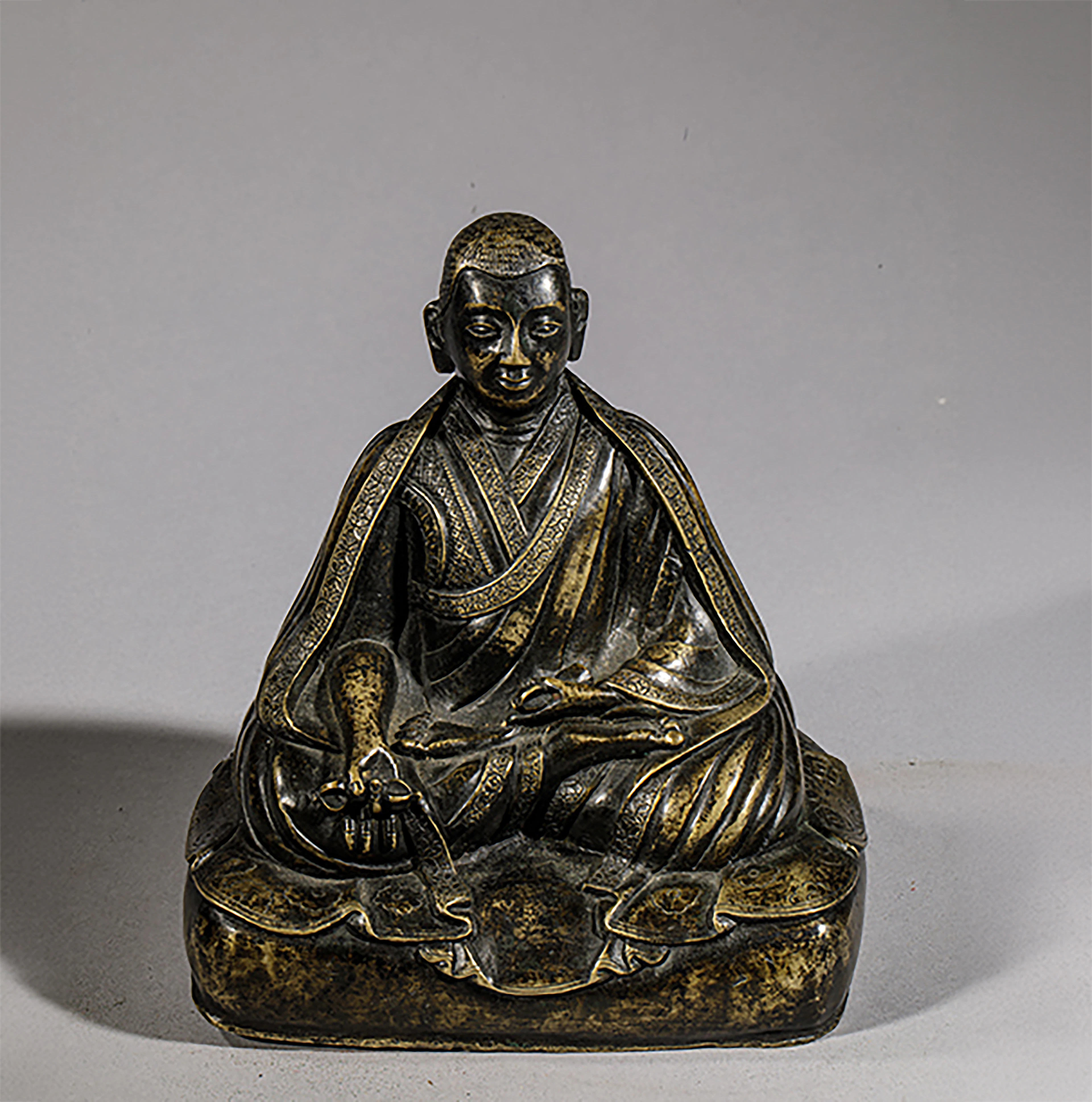 Tibetan portrait of a Lama seated in meditation, Tibet, Qing dynasty