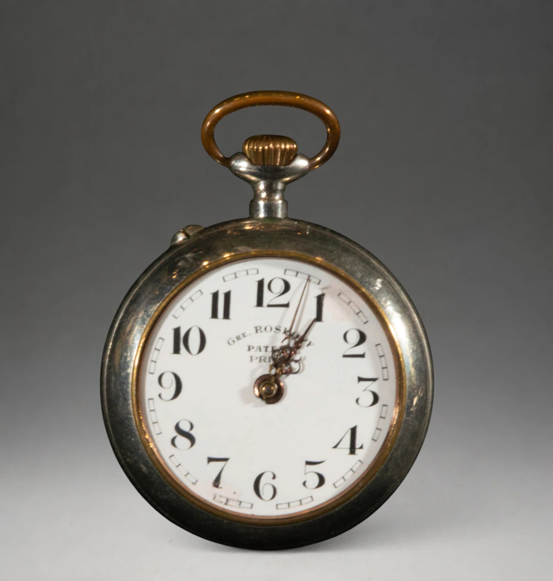 Pocket watch with Arabic numerals