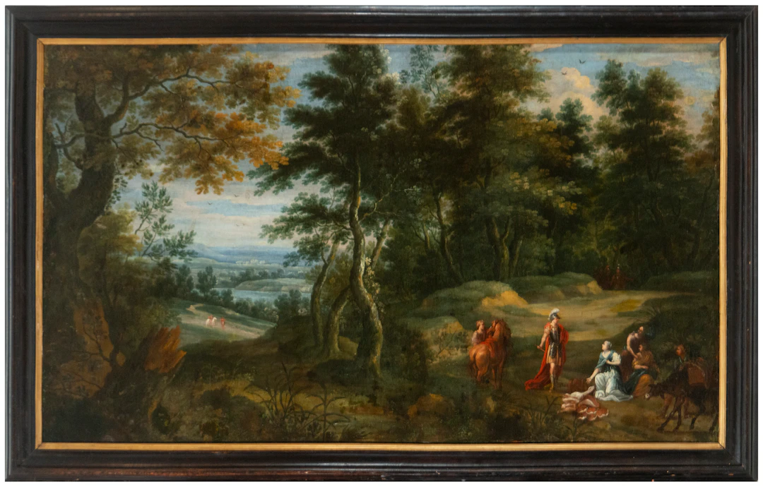 Large mythological scene - School of Frans Francken II - Flemish School