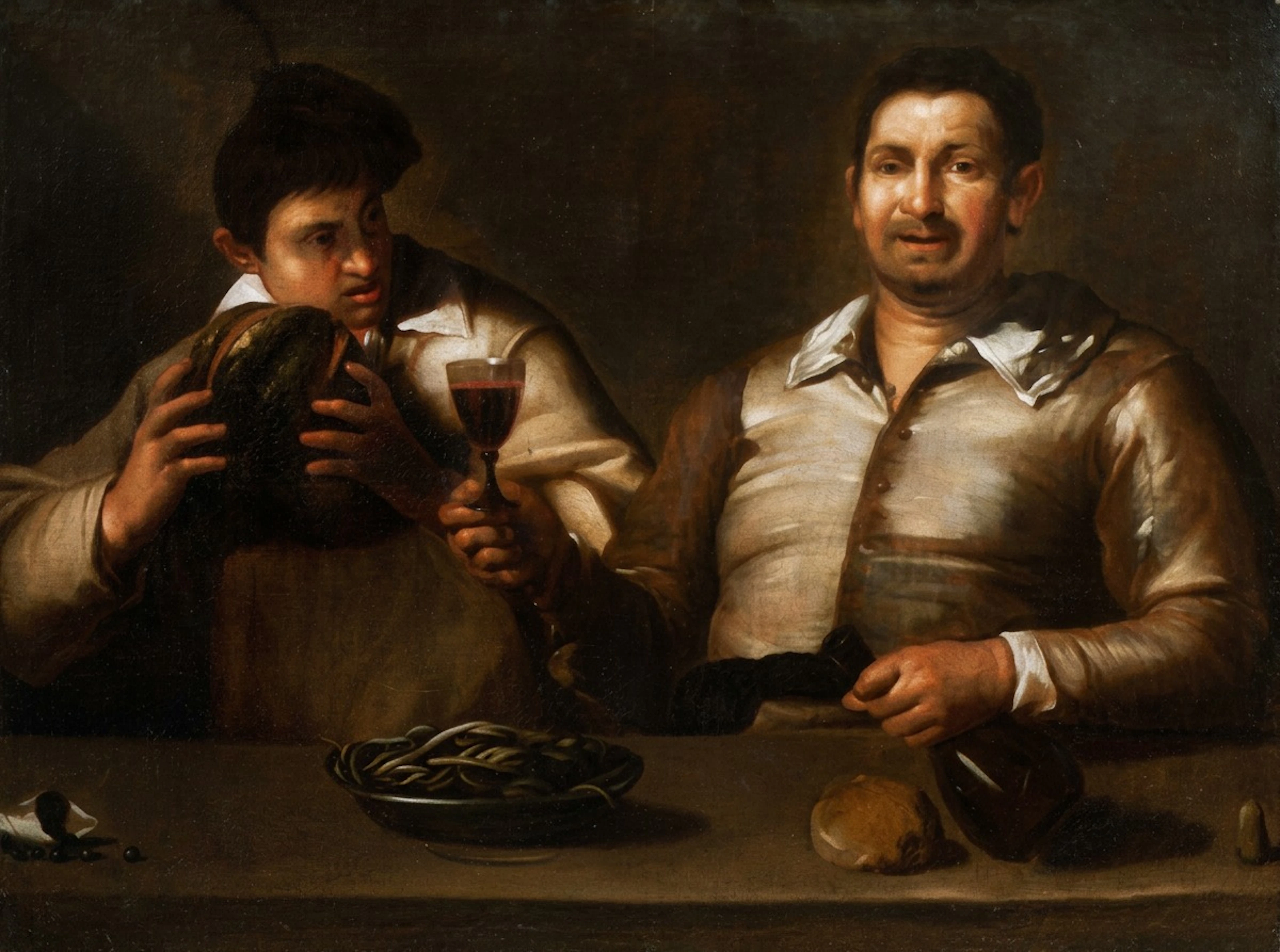 Luca Giordano (Naples, 1634 – 1705) Attributed - Taste and Smell