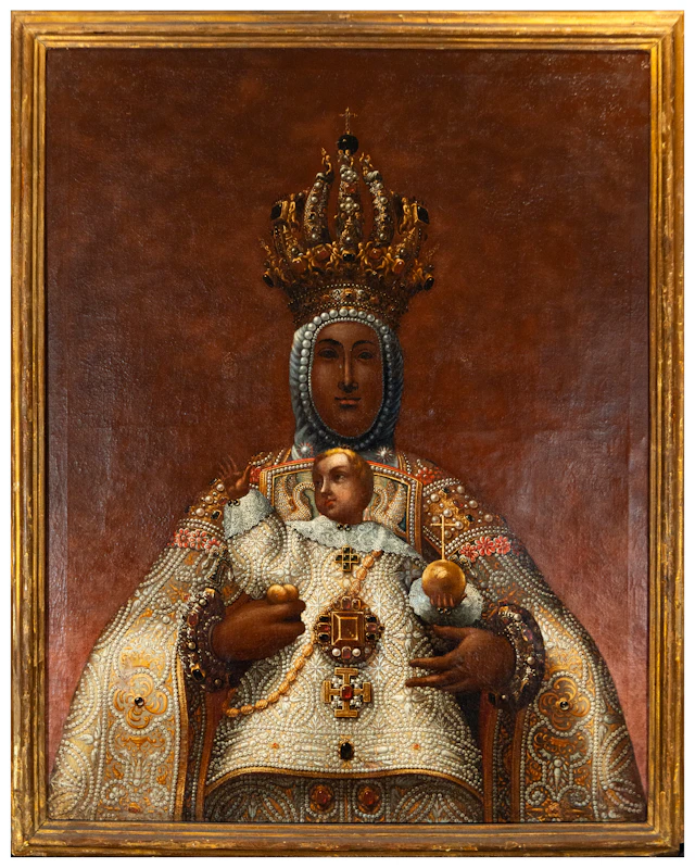 True effigy of the Virgin of the Tabernacle of Toledo – Spanish or