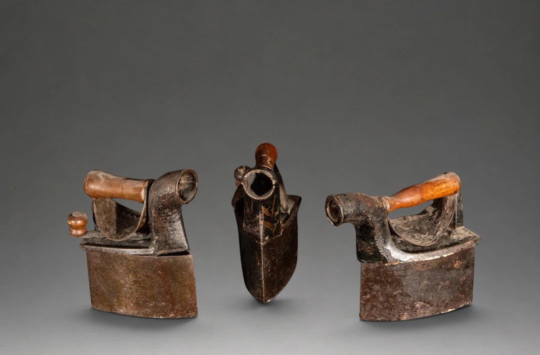 Set of antique irons – European school