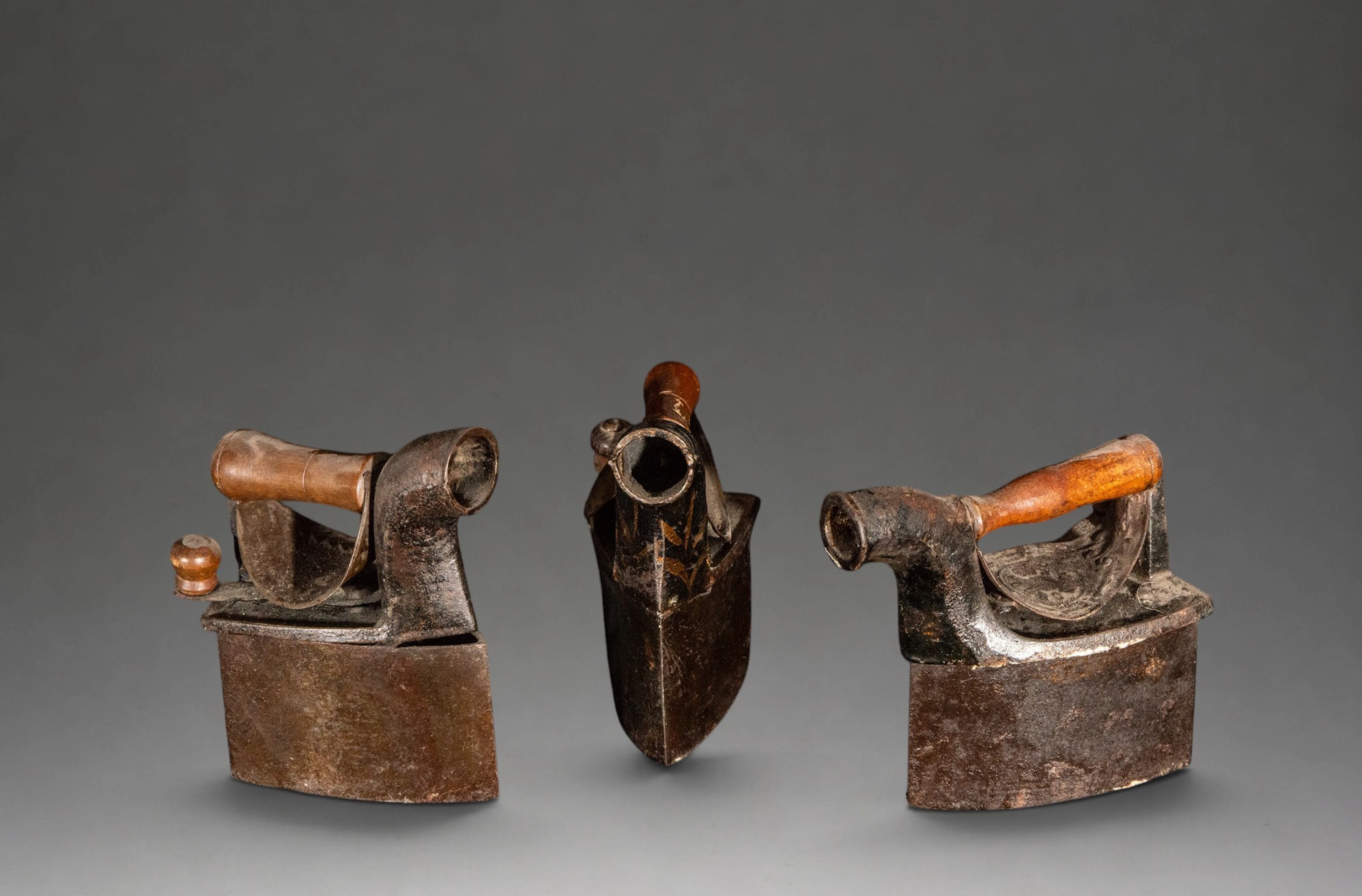 Set of antique irons – European school