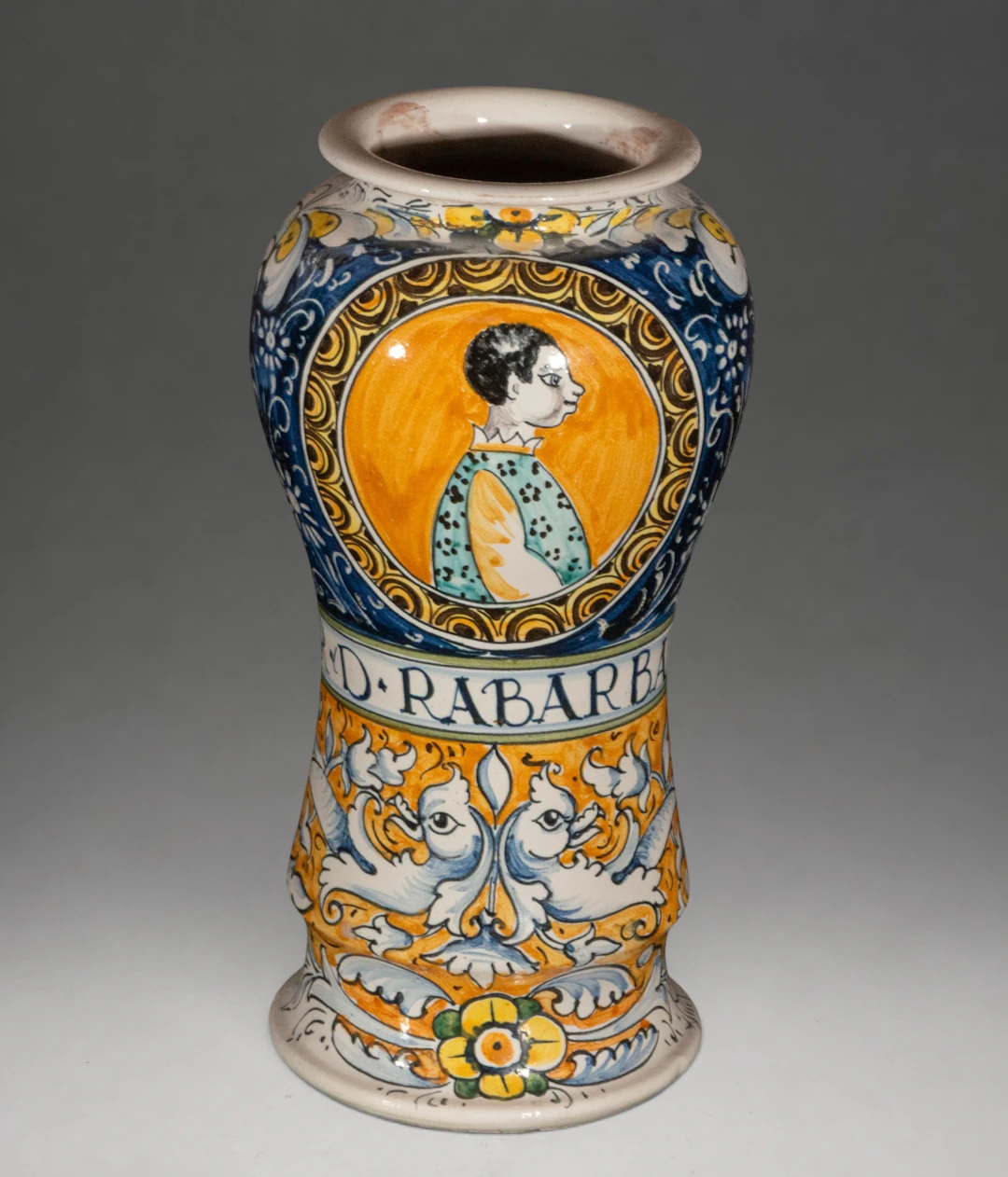 Italian Venetian Renaissance-style albarello, late 19th century?