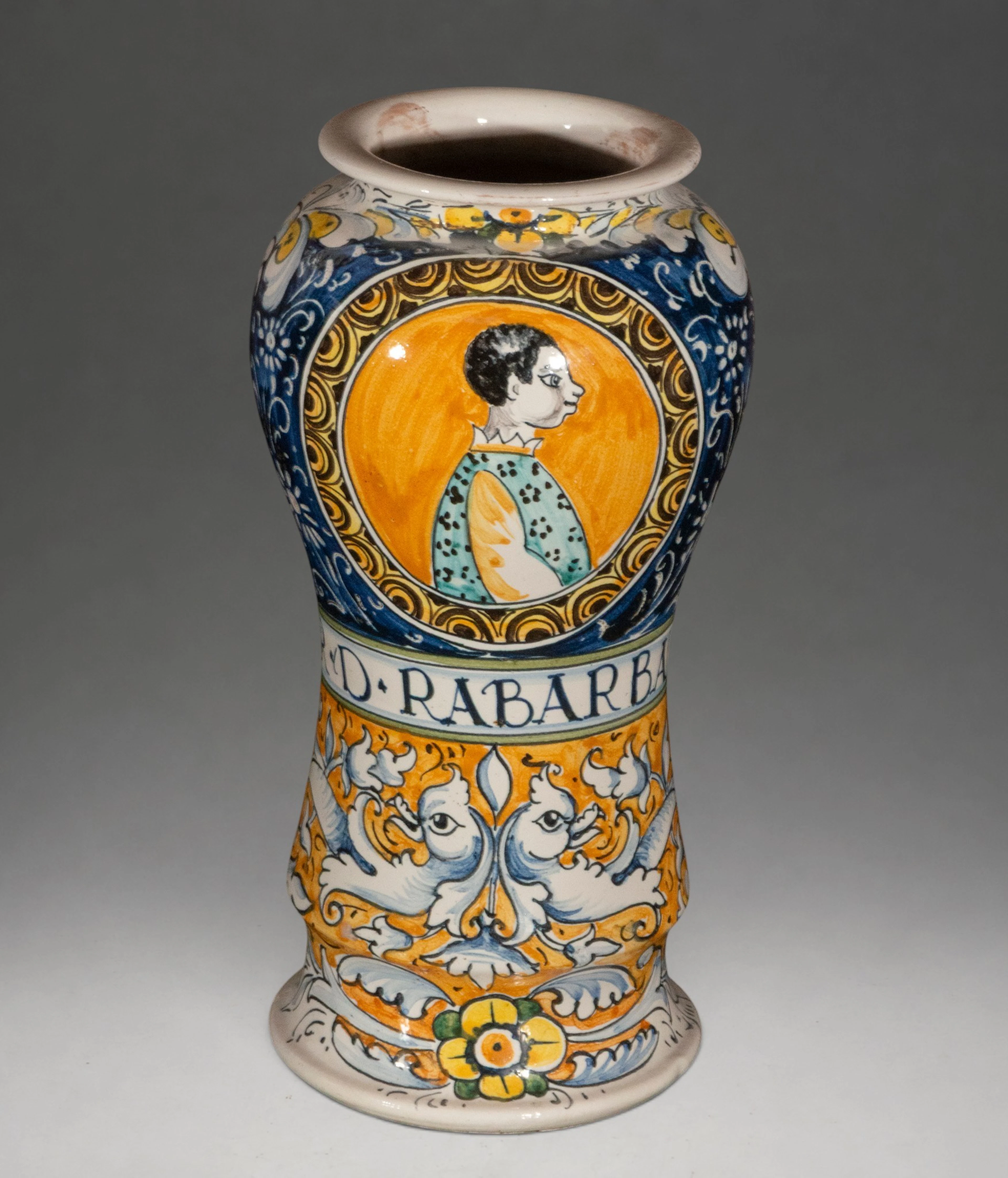 Italian Venetian Renaissance-style albarello, late 19th century?
