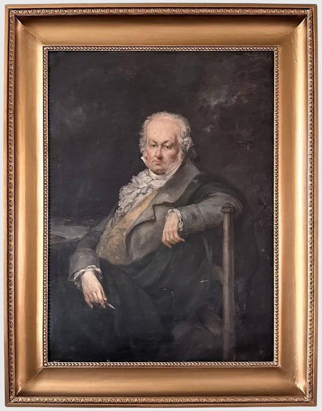 PORTRAIT OF GOYA - EUGENIO LUCAS VELÁZQUEZ, 19TH CENTURY – SPAIN