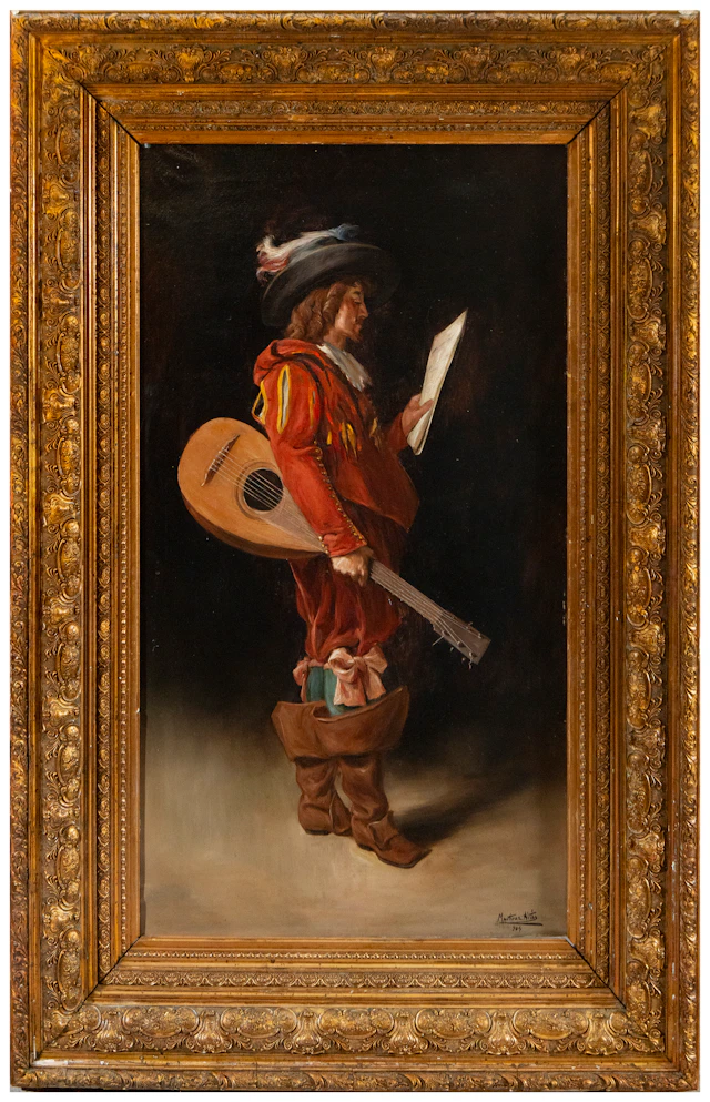 Musician with lute – Gabriel Martínez i Altés (Falset, 1858 – Barcelona
