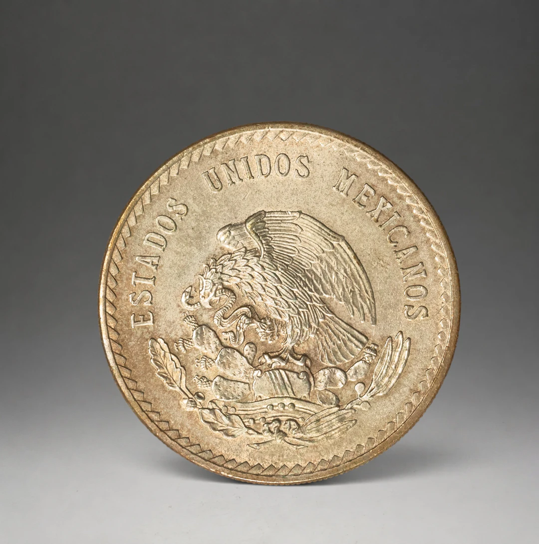 SILVER - COINS - 5 PESOS MEXICO