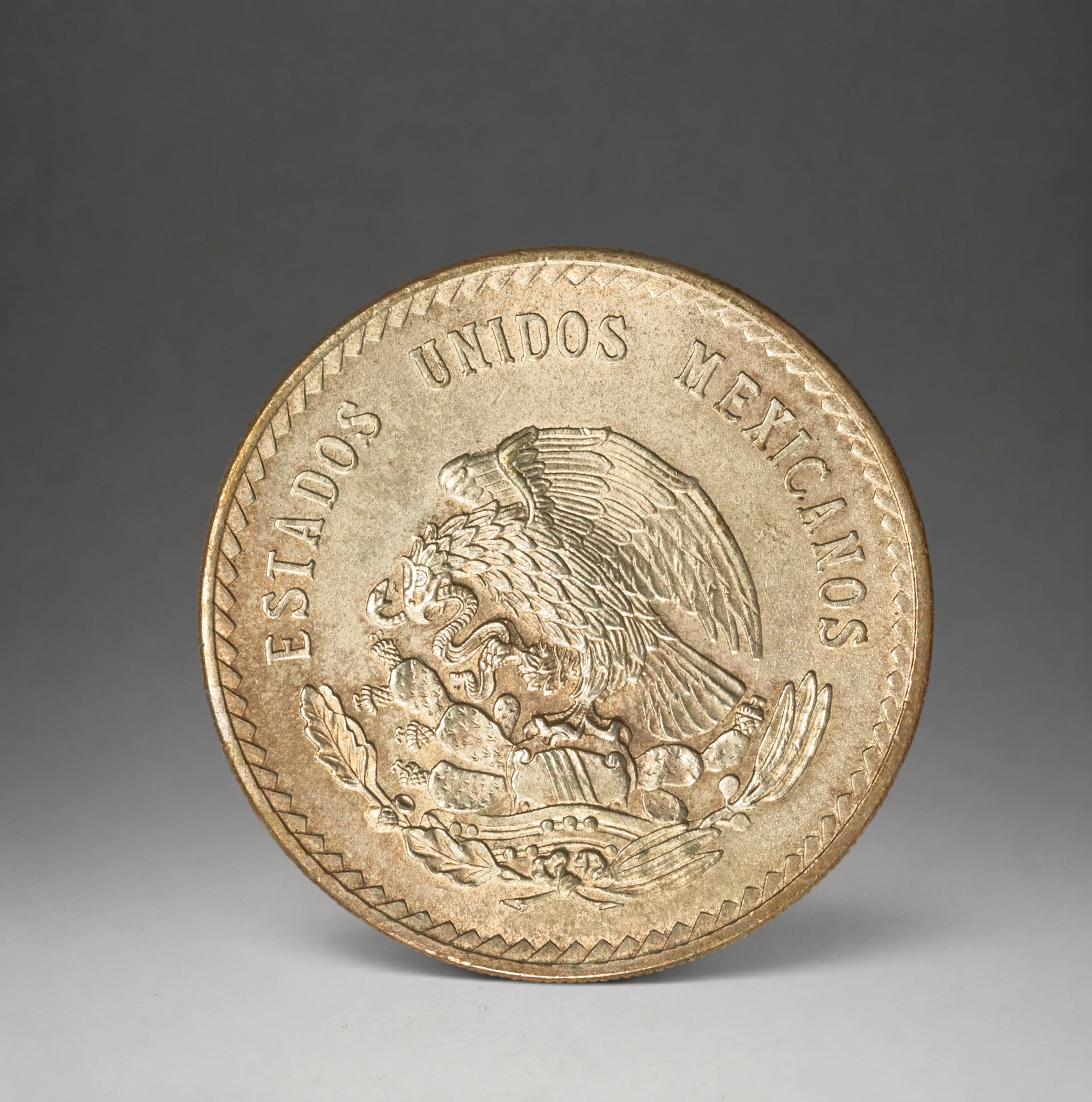 SILVER - COINS - 5 PESOS MEXICO