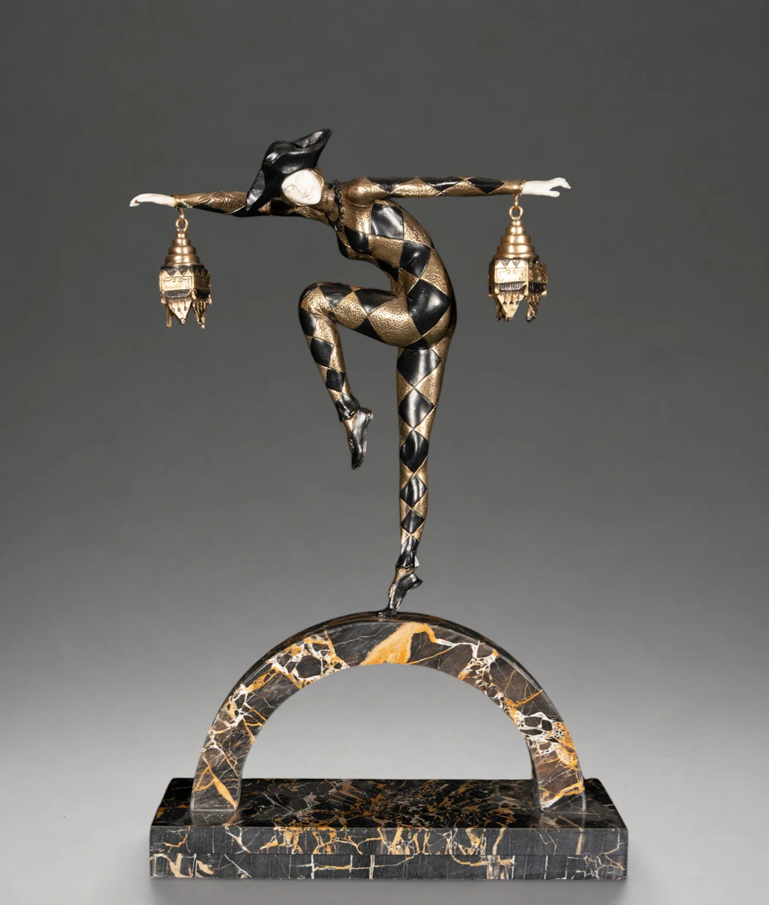 Important 20th Century Chryselephantine - According to Marcel-André