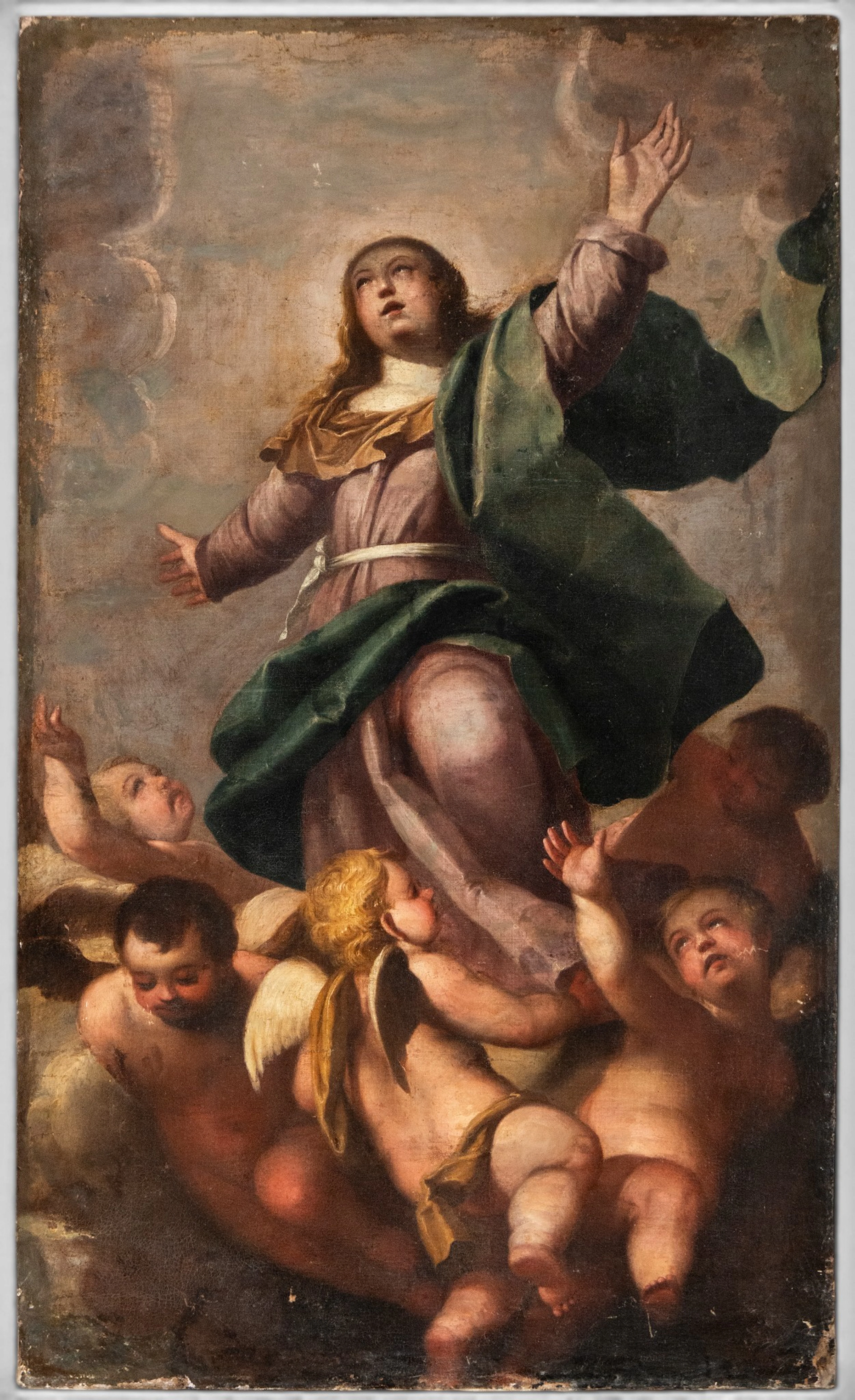 Virgin with Angels – Italian School – 17th Century