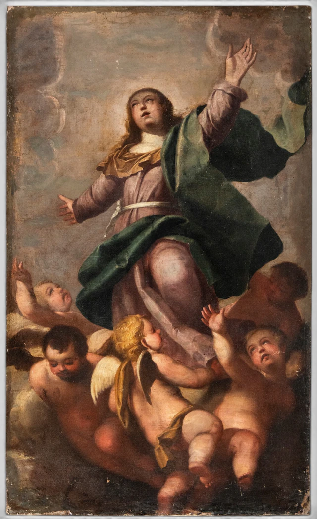 Virgin with Angels – Italian School – 17th Century