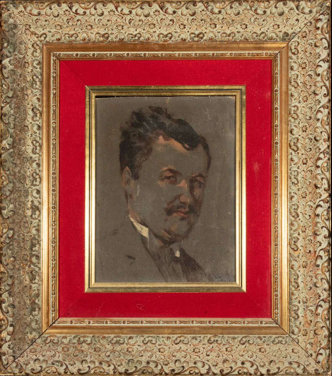 Stefan Dimitrescu, firmado, 20th century Romanian school, portrait