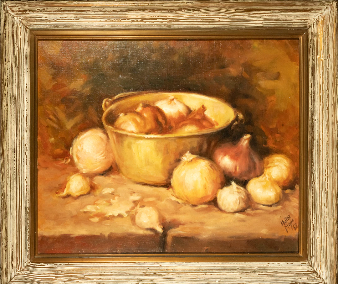 STILL LIFE WITH ONIONS, 20TH CENTURY