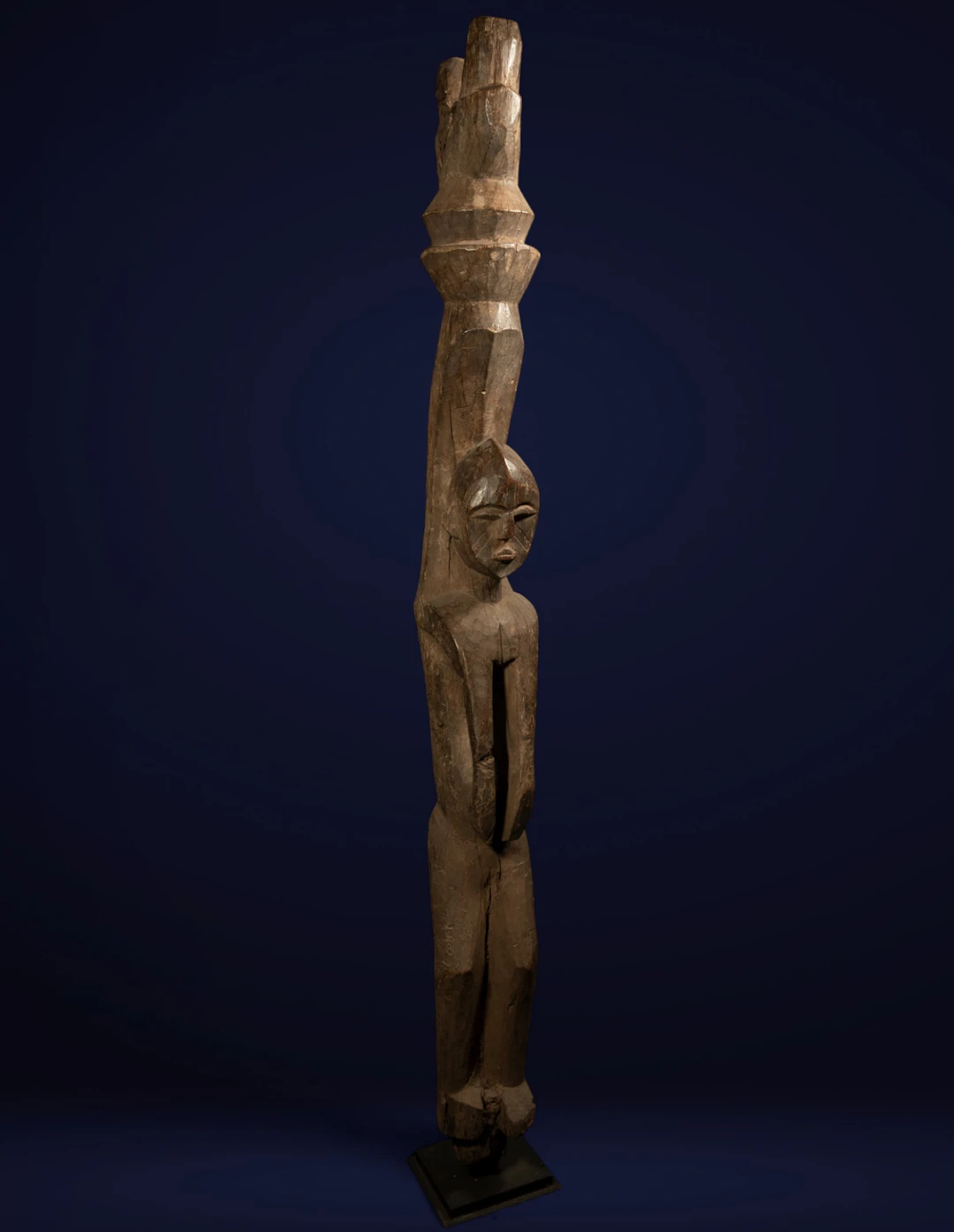 Rare and Monumental Poste Lobi Ethnic Group Ivory Coast - African