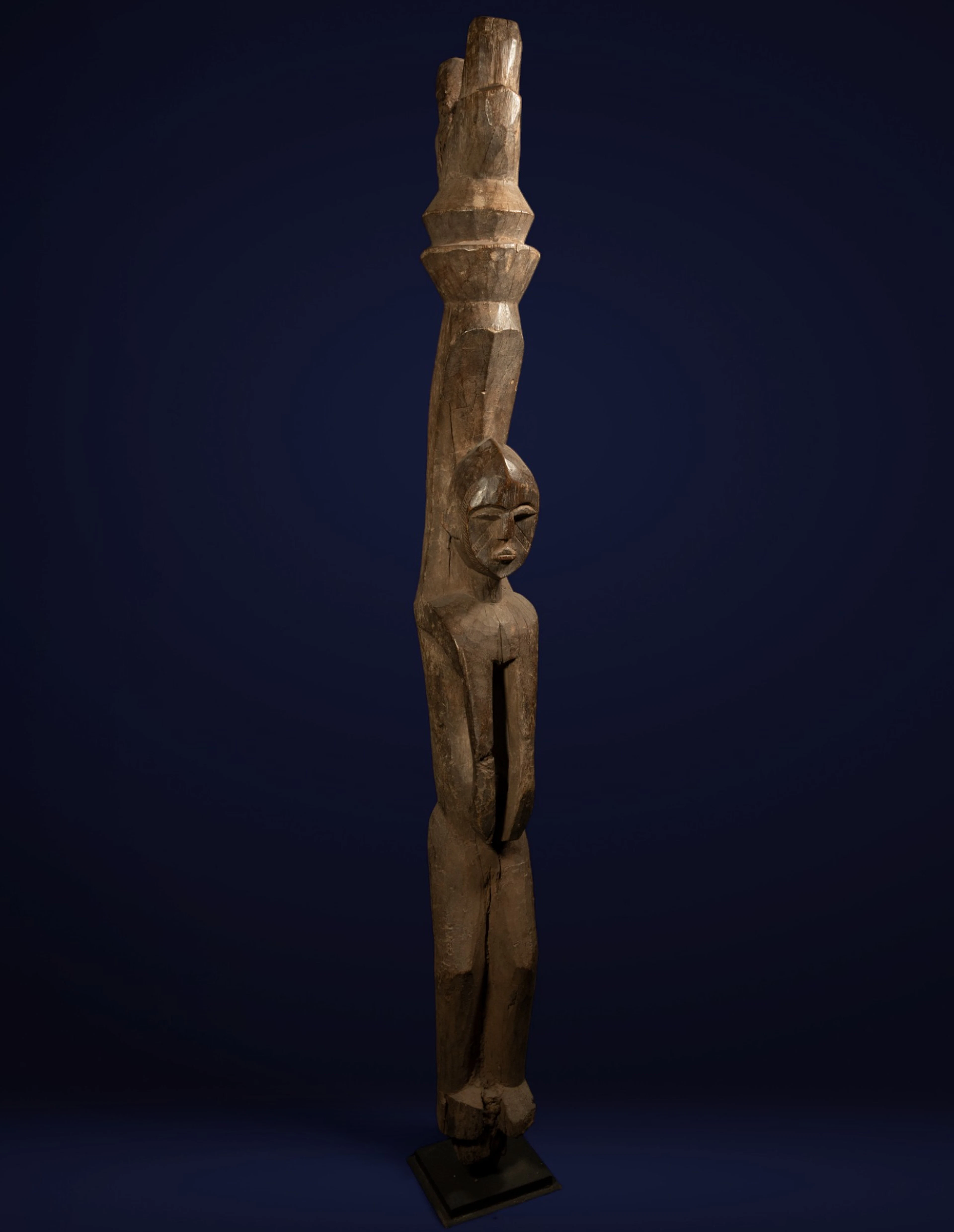 Rare and Monumental Poste Lobi Ethnic Group Ivory Coast - African