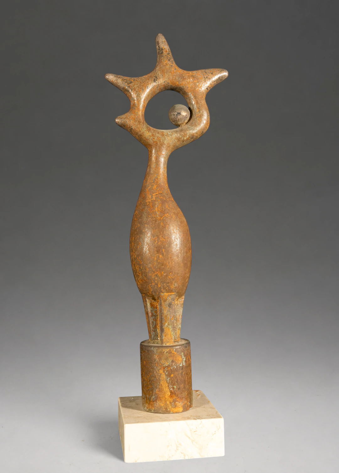 "Femme et Étoile" Martín Duque, 1997, in iron - Signed