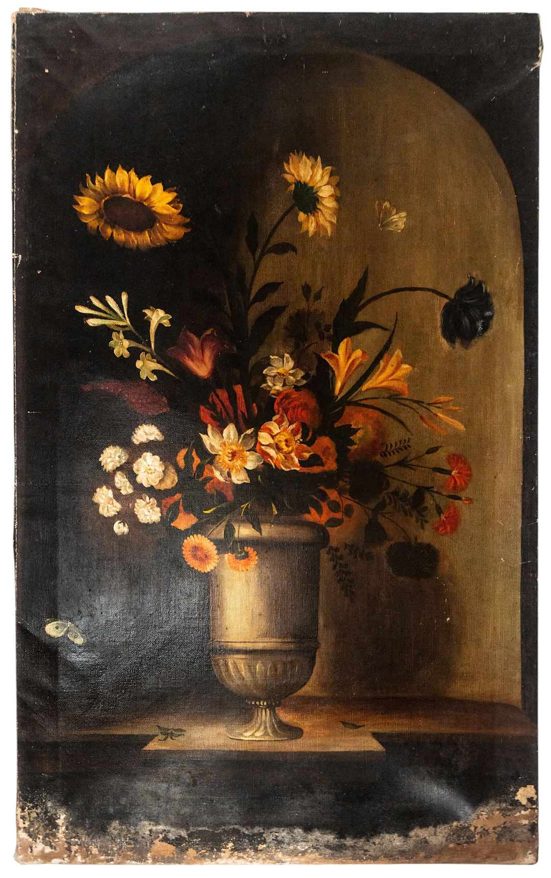 Flower still life – European school – early 19th century