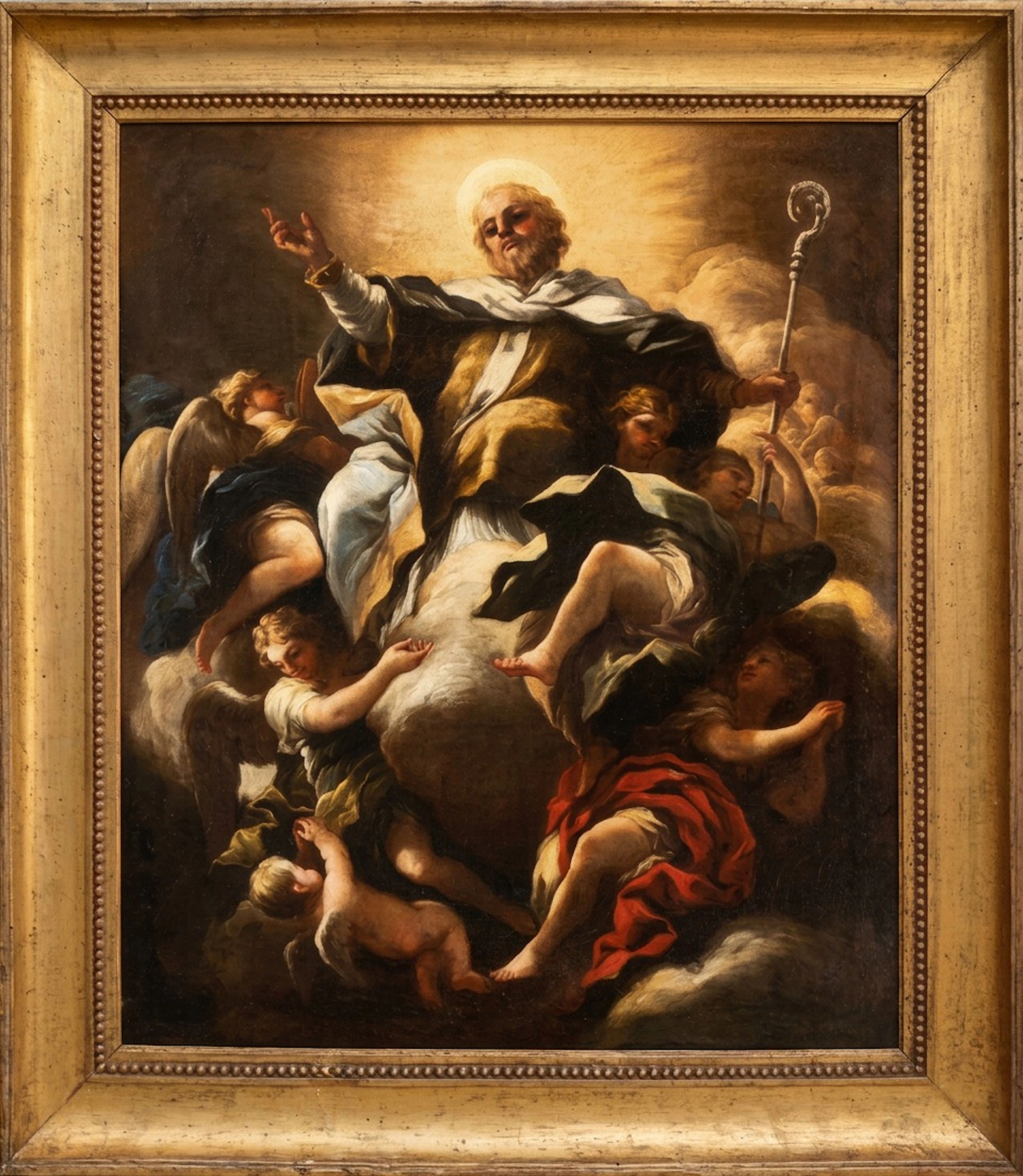 Luca Giordano (Naples, 1634 – 1705) Attributed - Glory of Saint Nicholas