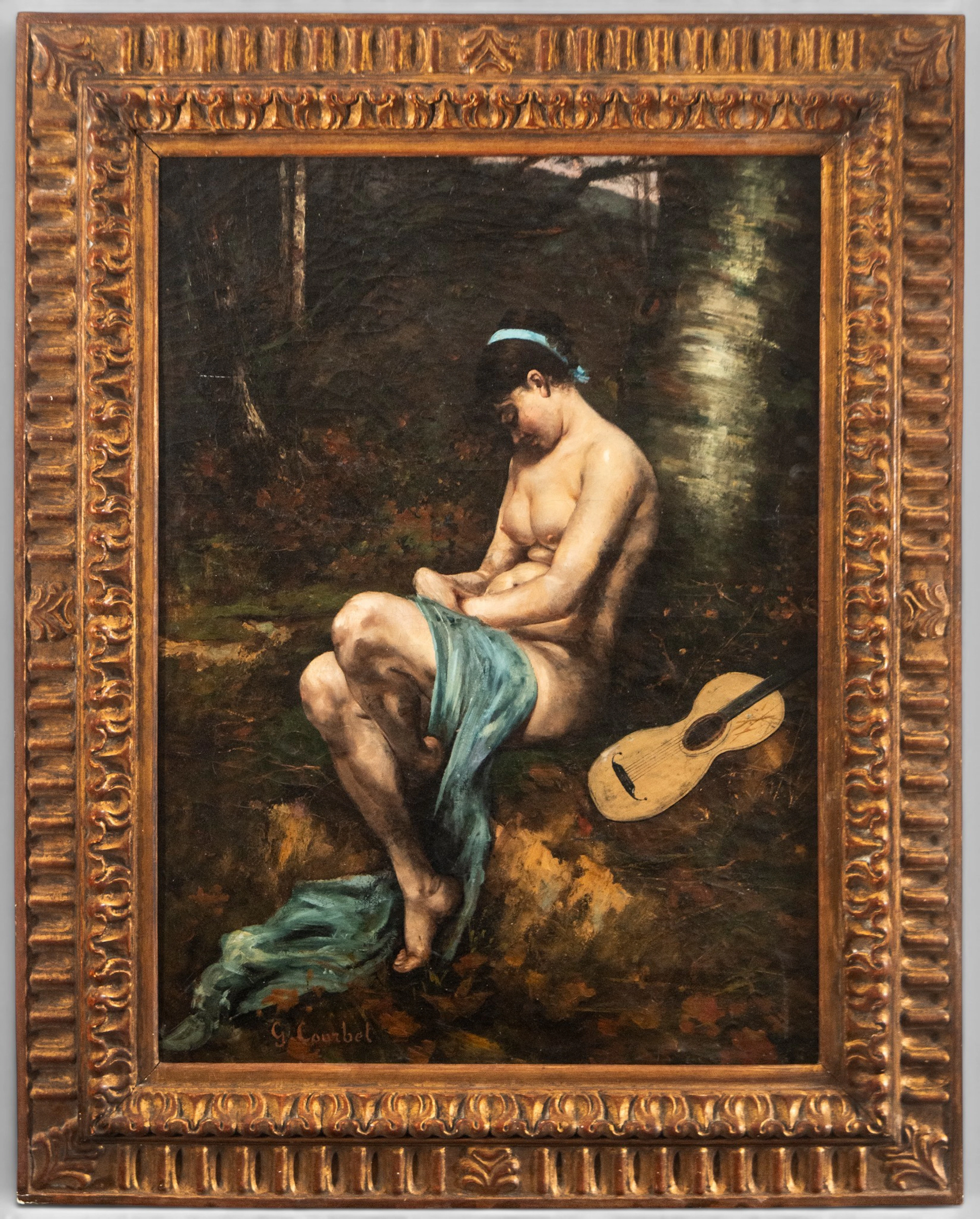 FEATURED LOT - ATTRIBUTED/SIGNED GUSTAVE COURBET, 19TH CENTURY - FRENCH