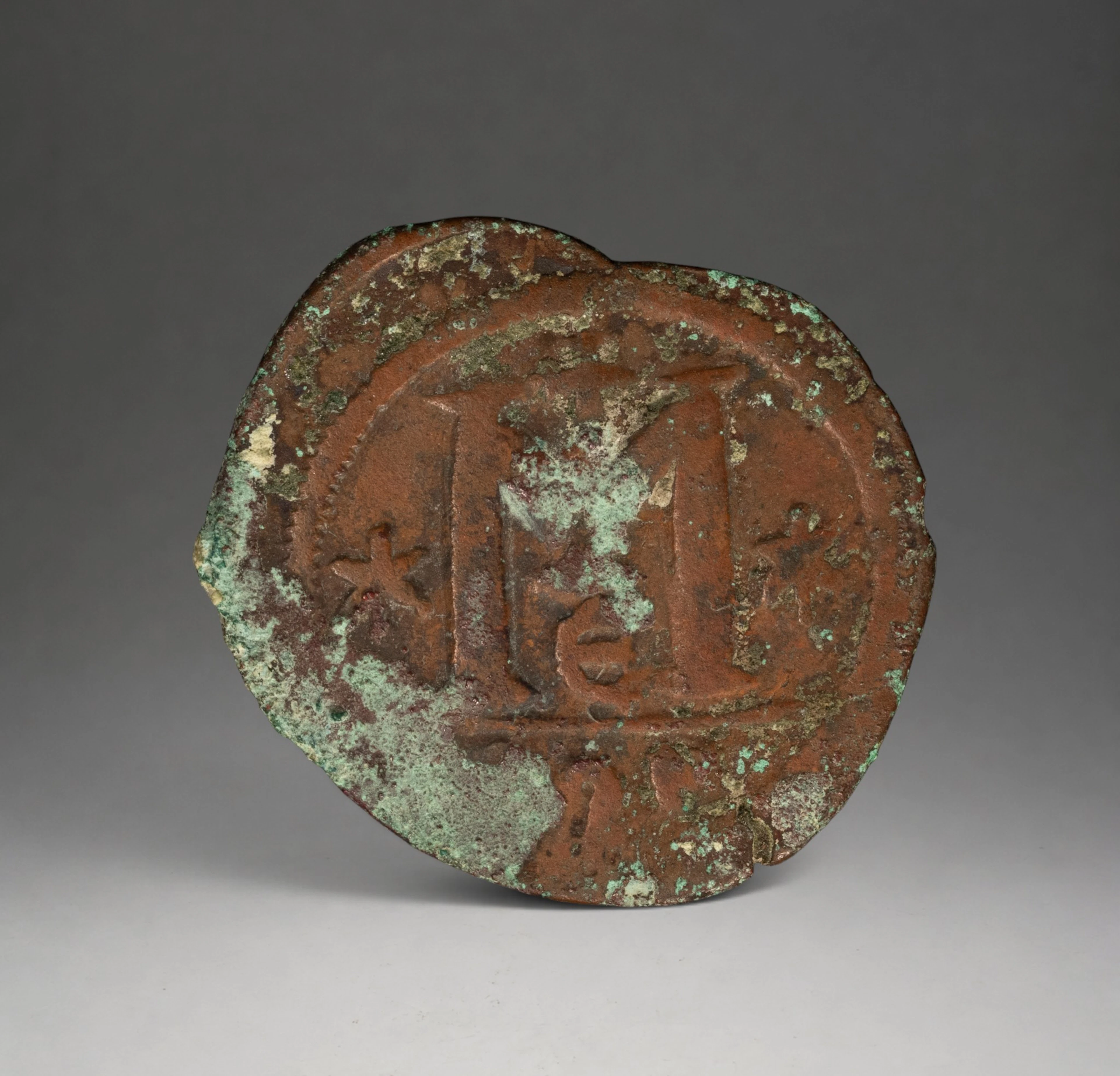 RARE JUSTINIAN COIN FROM 1100 - COINS - NUMISMATICS